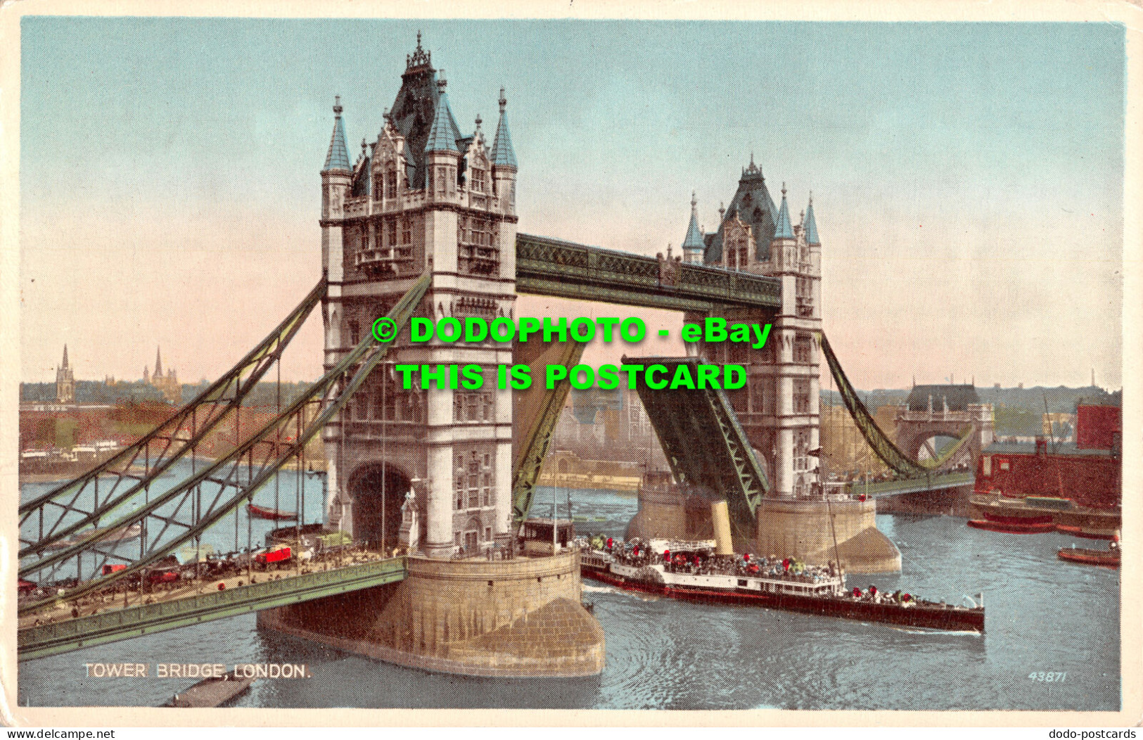 R481383 Tower Bridge. London. 43871 - Andere & Zonder Classificatie