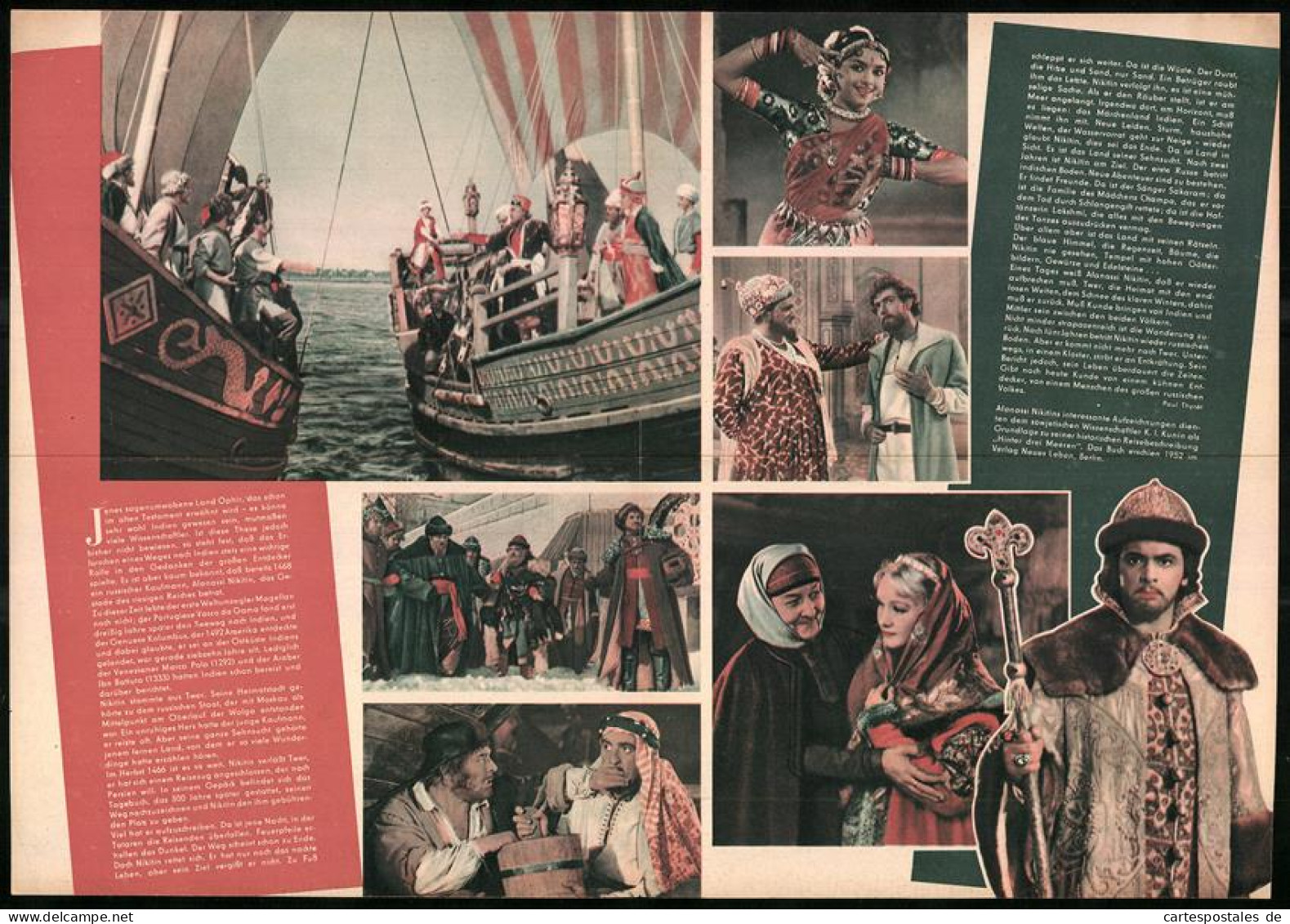 Filmprogramm PFP Nr. 16 /59, Fahrt über Drei Meere, Oleg Strishenow, Nargis, Balraj Sahni, Regie: Wassili Pronin  - Magazines