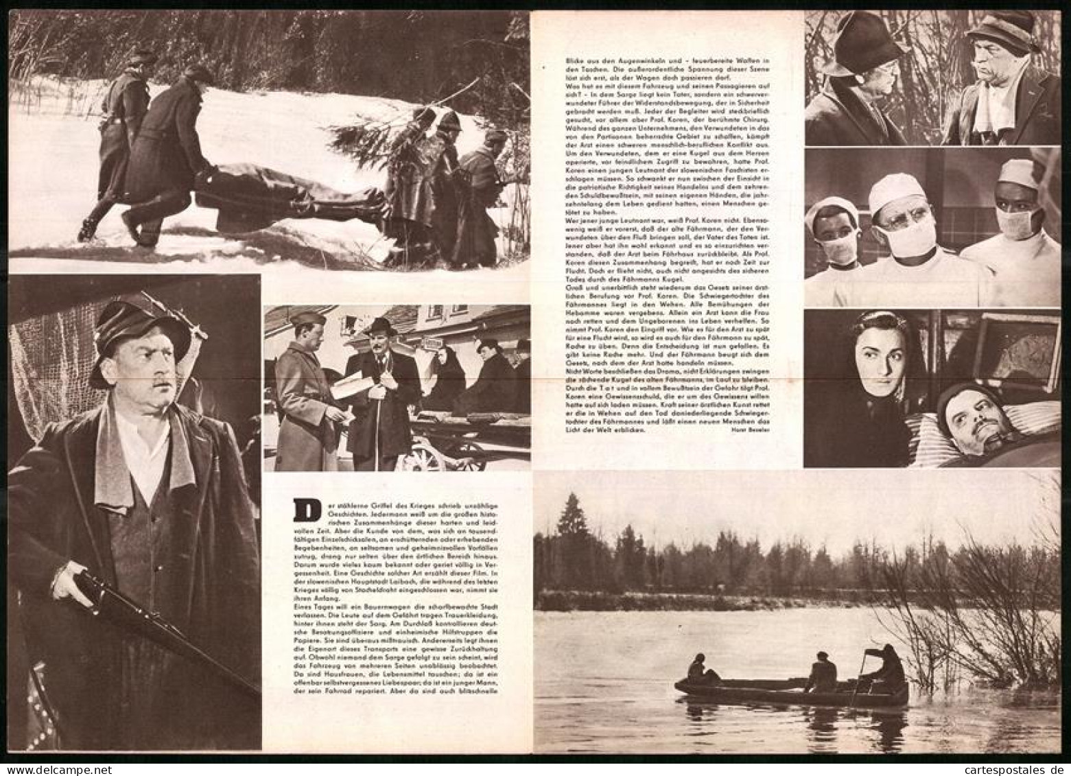 Filmprogramm PFP Nr. 5 /58, Entscheidung Am Fluss, Stane Sever, Julija Stariceva, Regie: Frantisek Cap  - Magazines