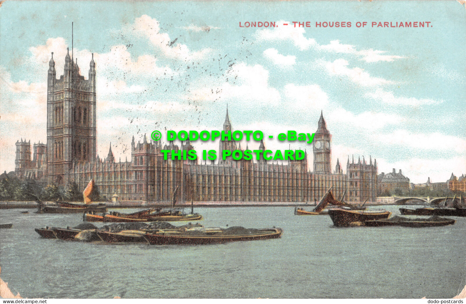 R481921 London. The Houses Of Parliament. Charles Martin. 1904 - Altri & Non Classificati