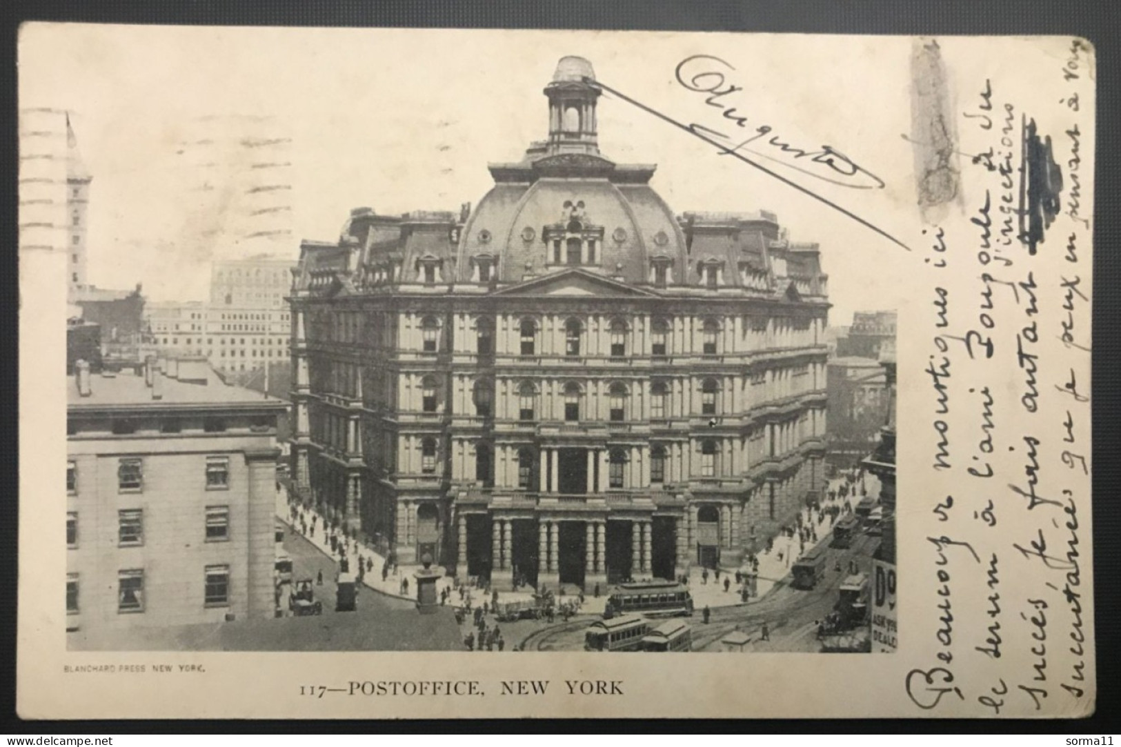 CPA NEW YORK (Etats Unis) Postoffice - Andere Monumenten & Gebouwen