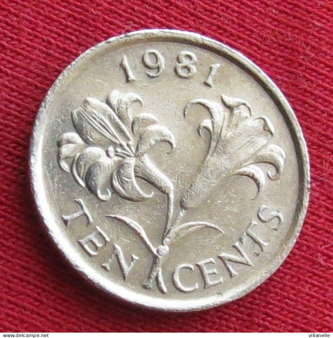 Bermuda 10 Cents 1981 KM# 17 Lt 1442  Bermudes Bermudas - Bermuda