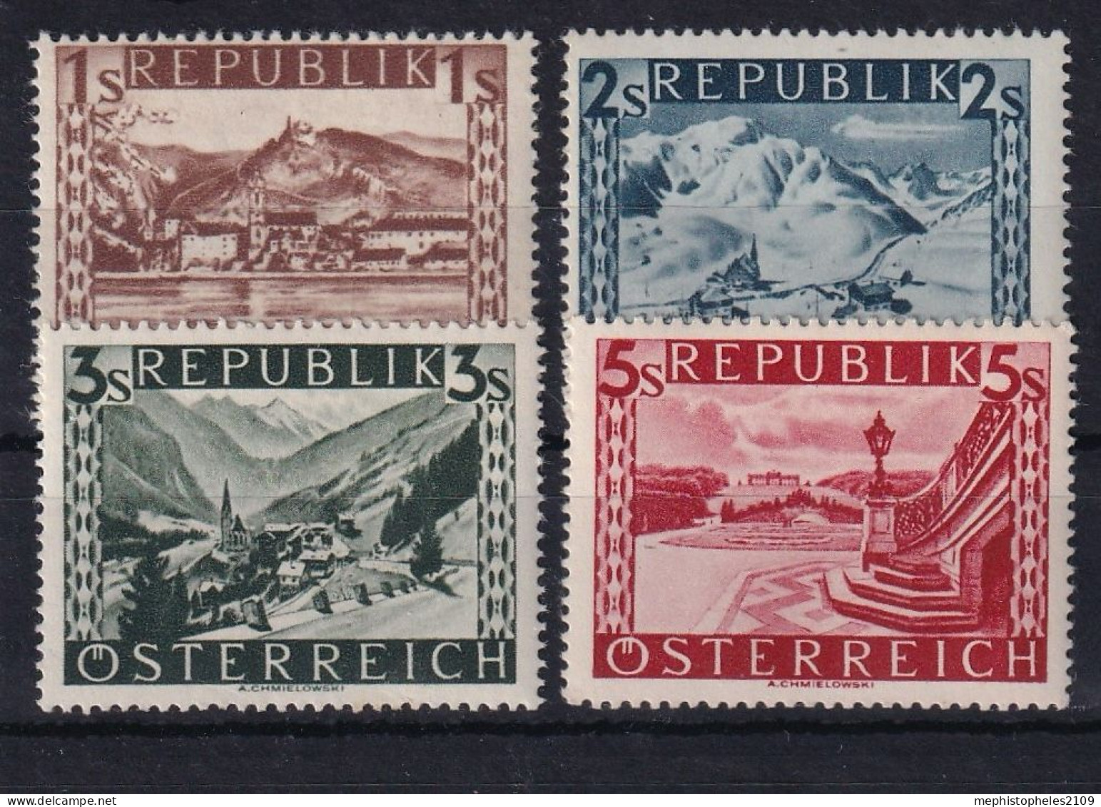 AUSTRIA 1946 - MNH - ANK 767-770 - Unused Stamps