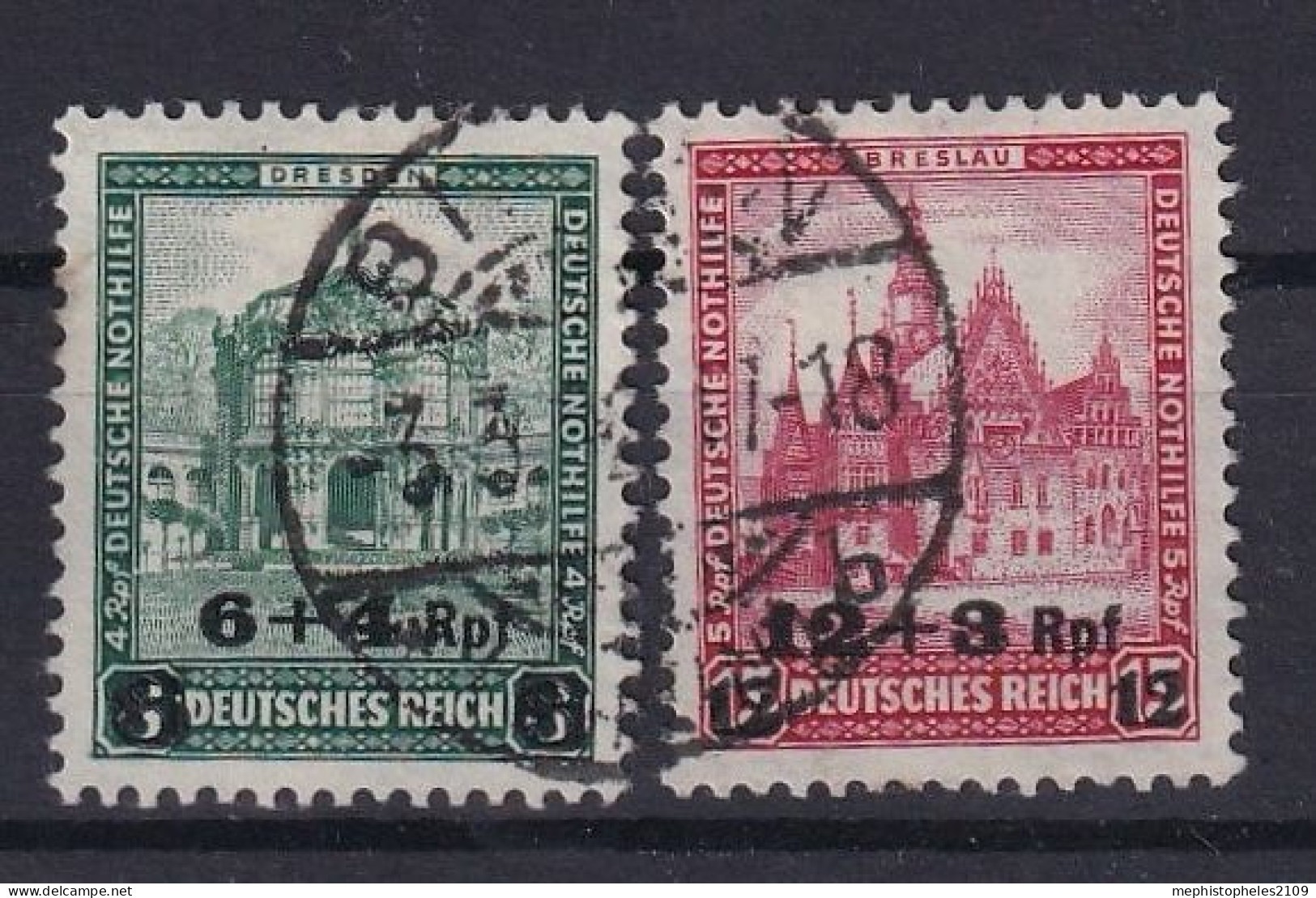 DEUTSCHES REICH 1932 - Canceled - Mi 463, 464 - Used Stamps