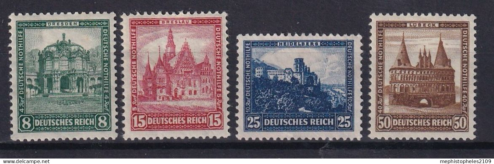 DEUTSCHES REICH 1931 - MLH/MNG - Mi 459-462 - Neufs