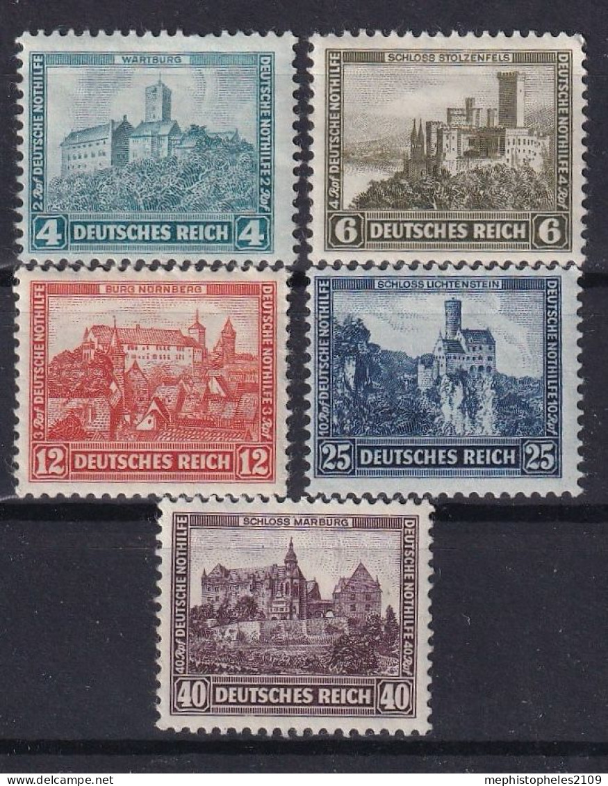 DEUTSCHES REICH 1932 - MNH - Mi 474-478 - Nuovi