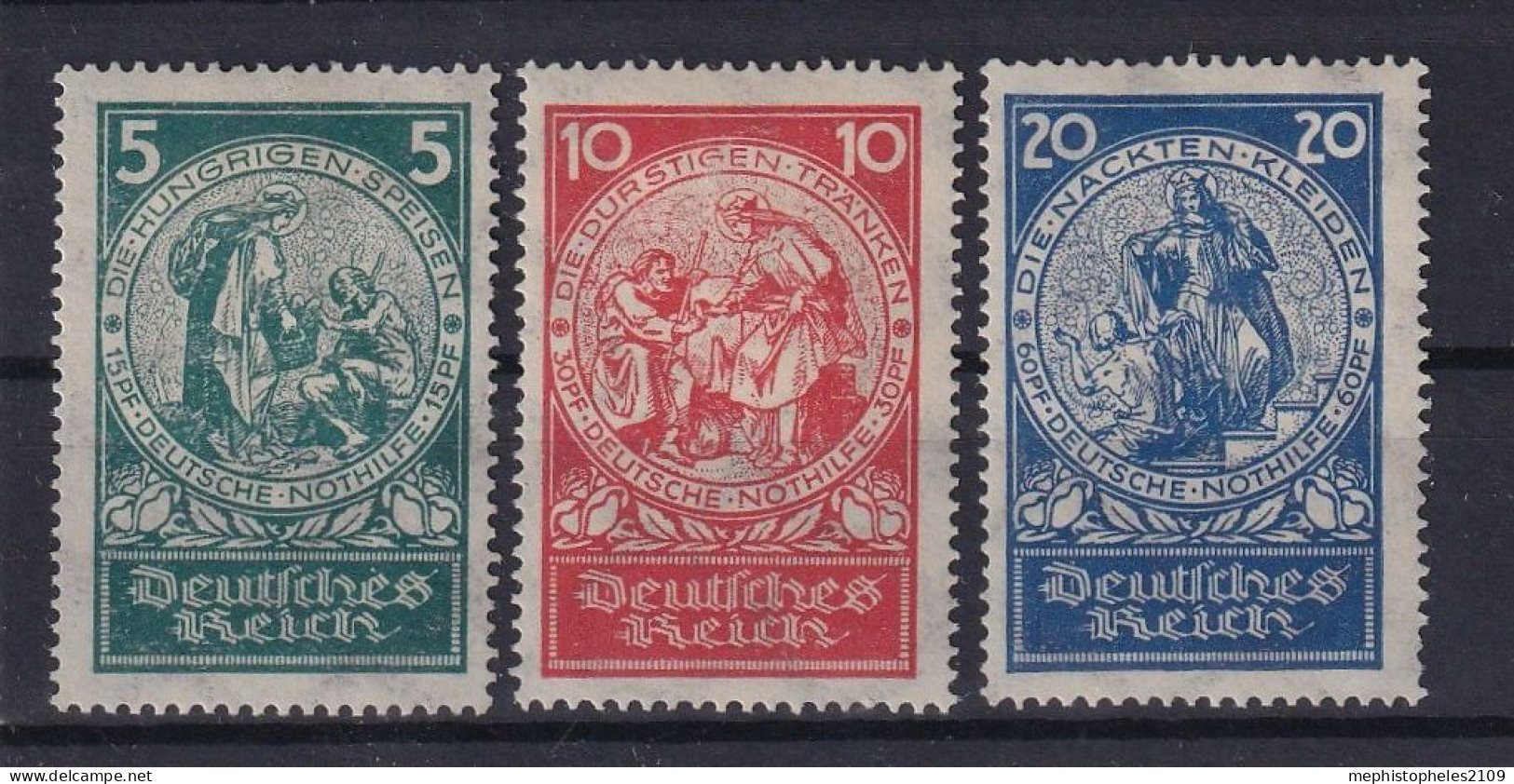 DEUTSCHES REICH 1933 - MLH - Mi 508-510 - Ungebraucht