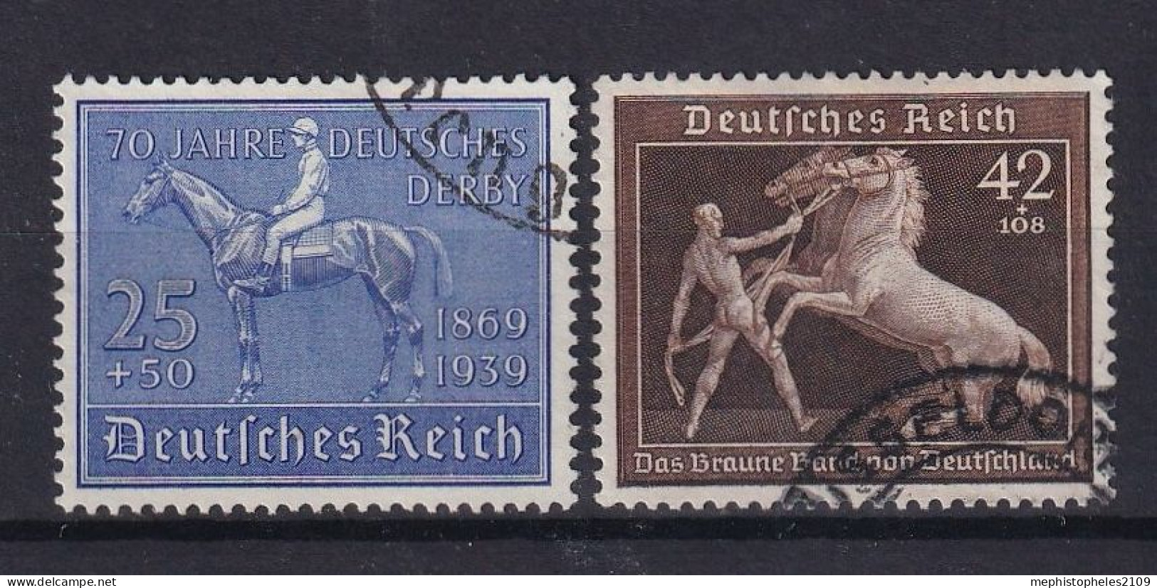 DEUTSCHES REICH 1939 - Canceled - Mi 698, 699 - Gebraucht