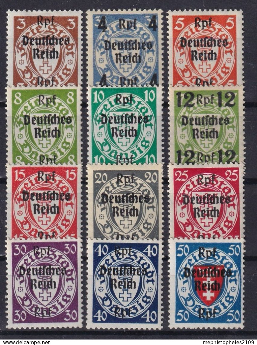 DEUTSCHES REICH 1939 - MLH - Mi 716-727 - Ungebraucht