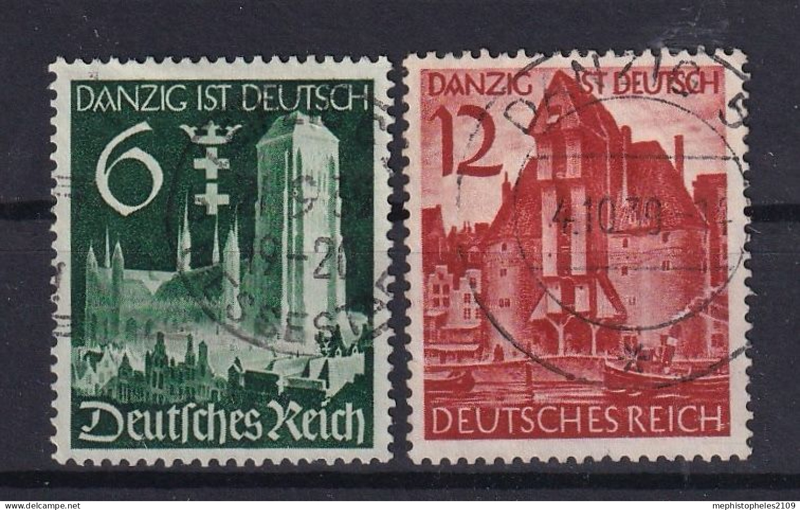 DEUTSCHES REICH 1939 - Canceled - Mi 714, 715 - Gebraucht