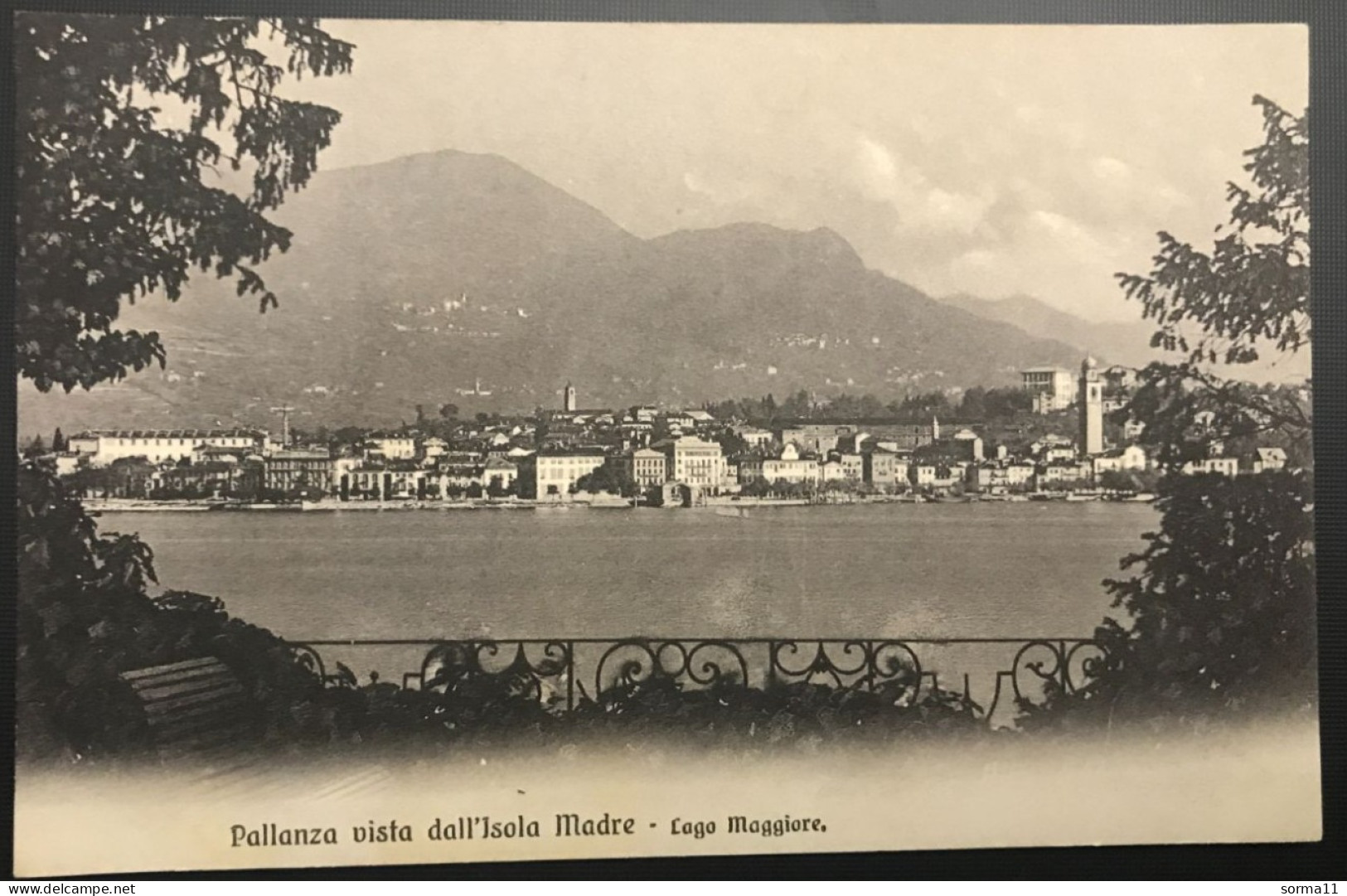 CPA PALLANZA  (Italie) Vista Dall Isola Madre, Lago Maggiore - Verbania