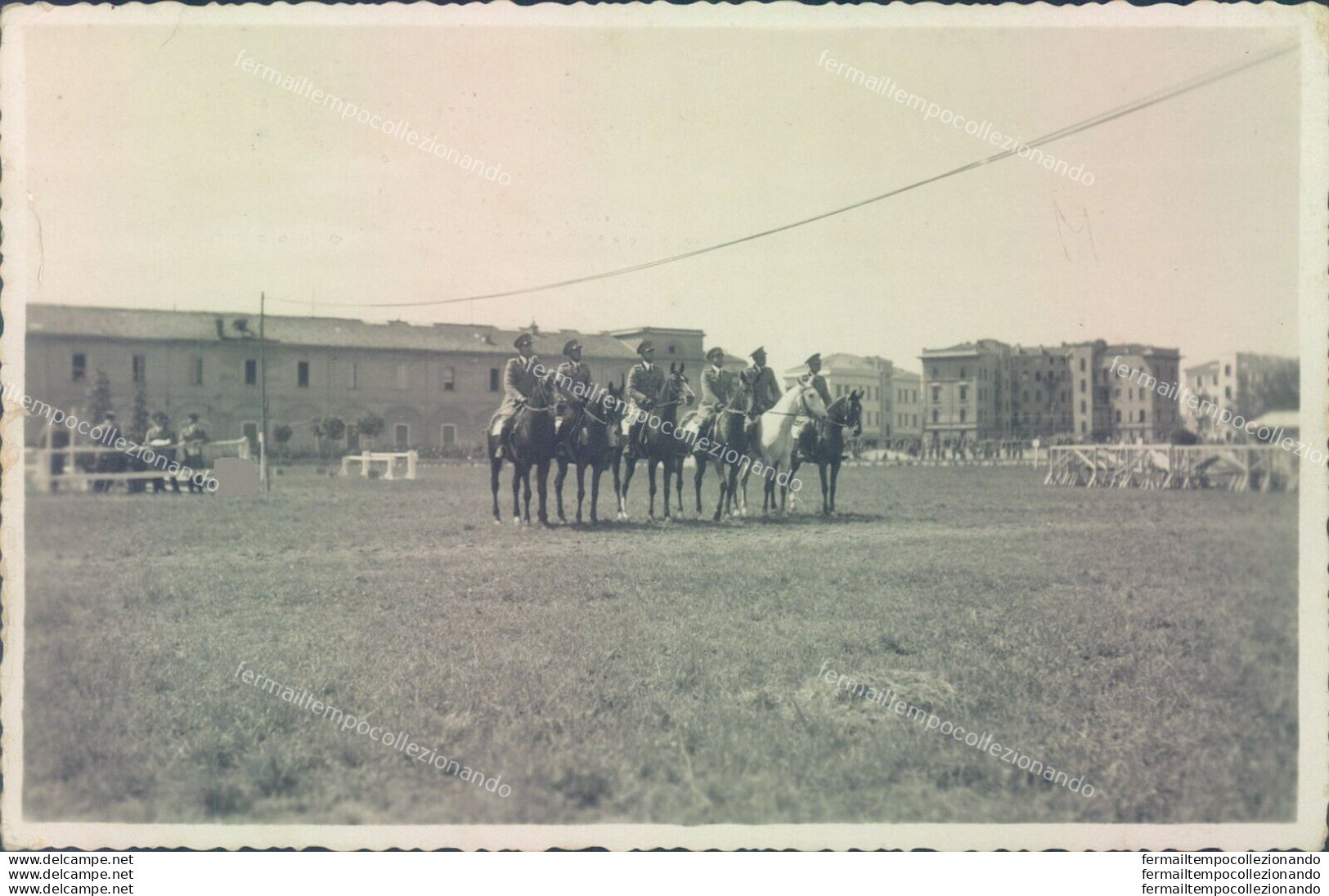 P398 Cartolina Fotografica Modena Militari  Scuola 1935 - Modena