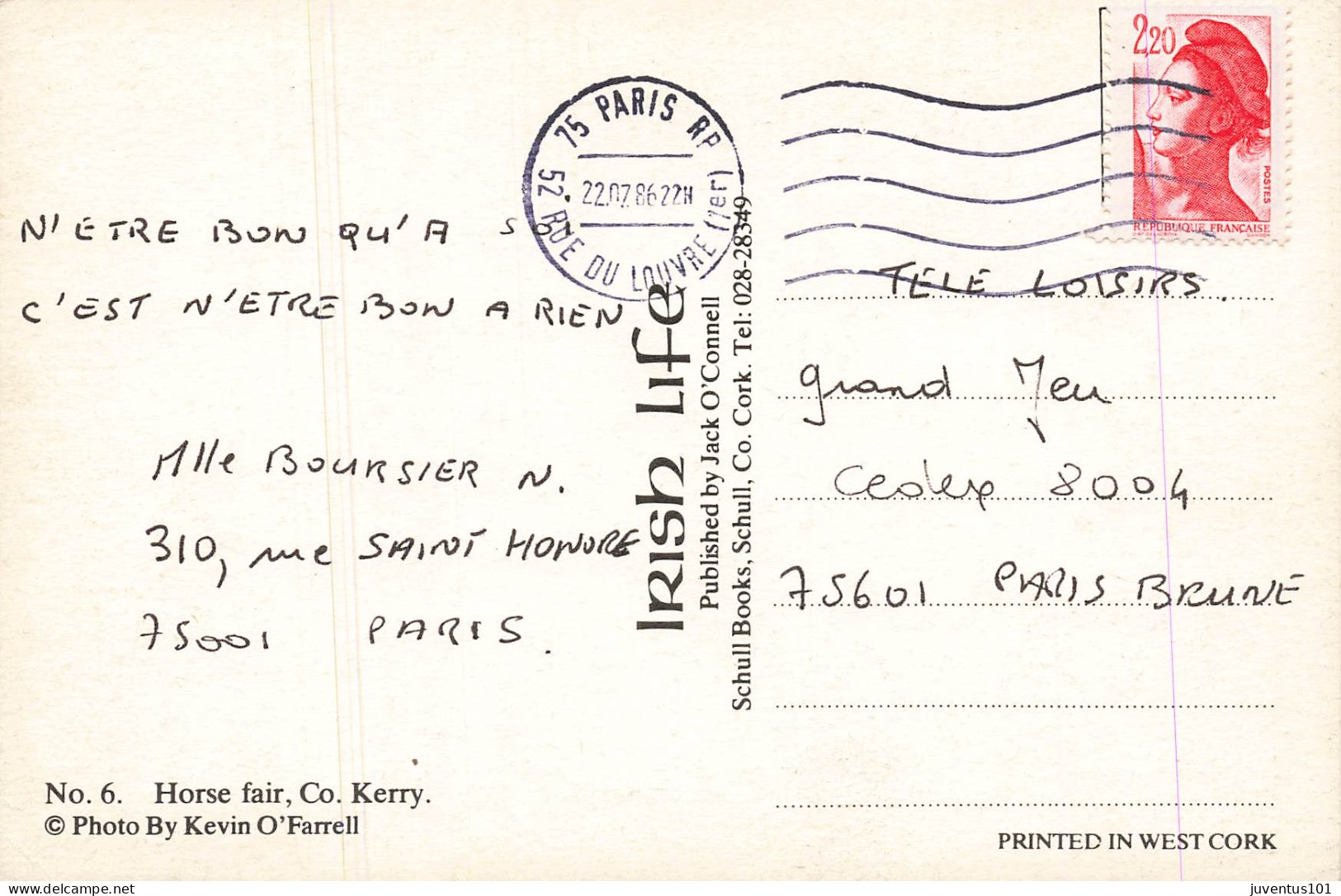 CPSM Horse Fair,Kerry-Timbre-RARE     L2871 - Kerry