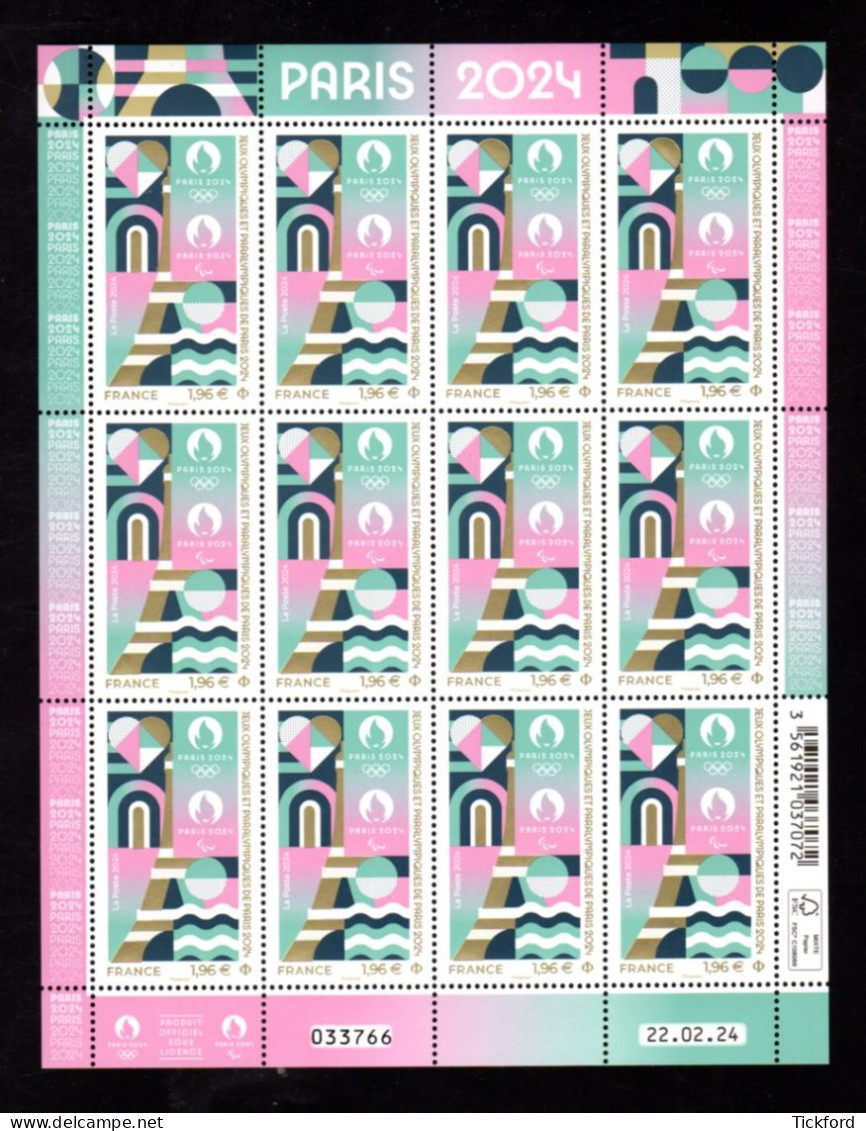 FRANCE 2024 - Jeux Olympiques De Paris 2024 - Neuf **/MNH - Ungebraucht