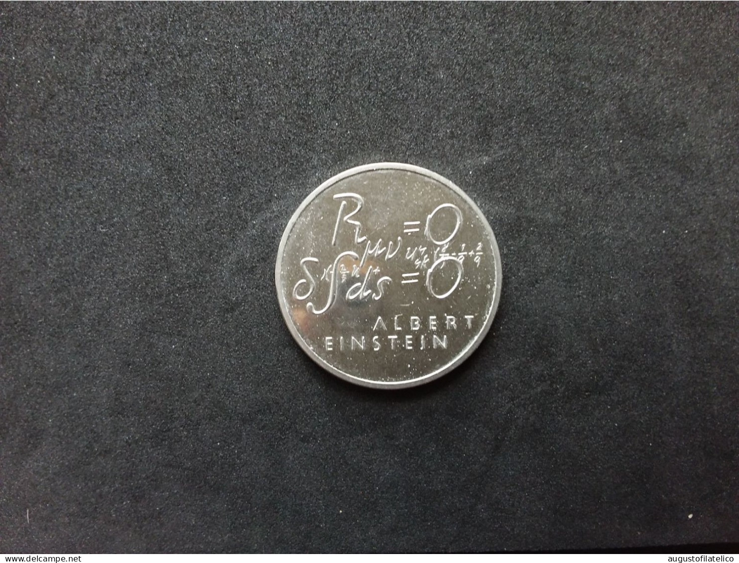 SVIZZERA - 5 Franchi Commemorativi Einstein - Fondo Specchio + Spese Postali - Commemorative