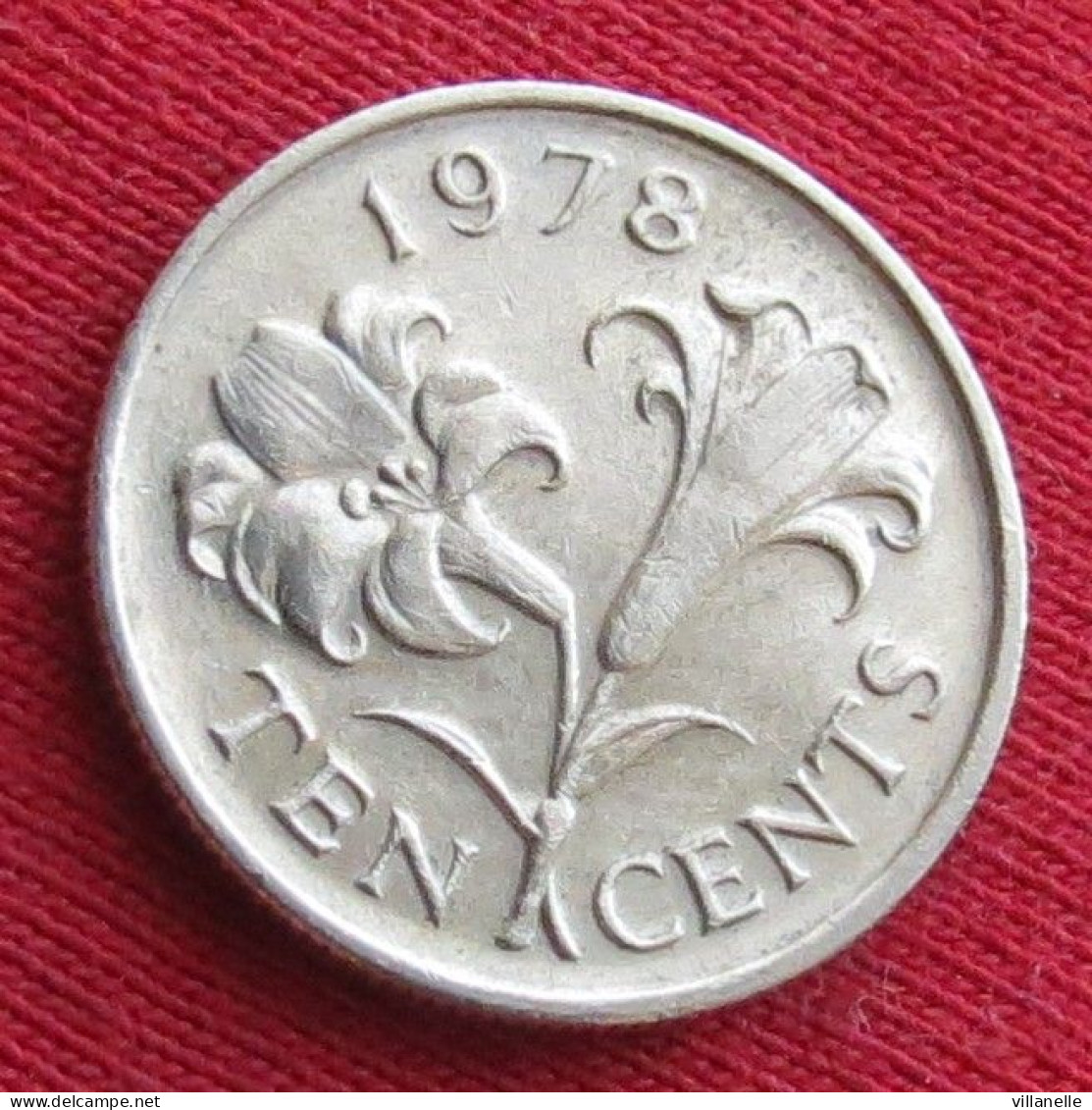 Bermuda 10 Cents 1978 KM# 17 Lt 1550 Bermudes Bermudas - Bermudas