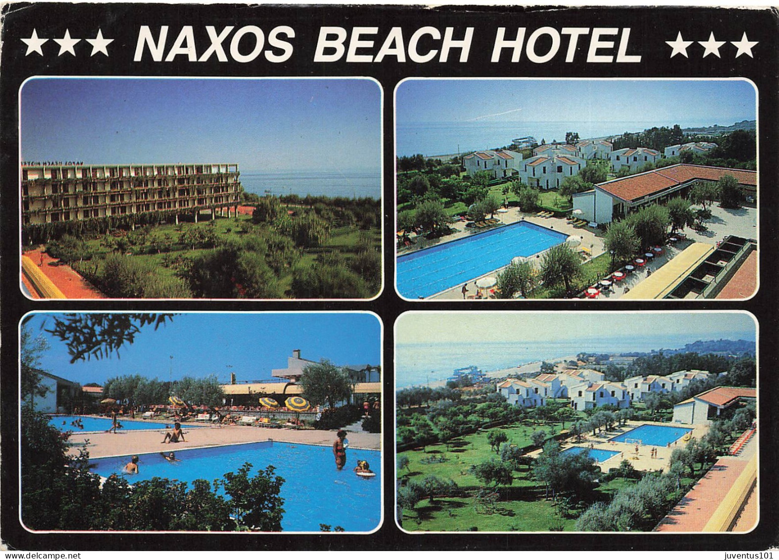 CPSM Naxos Beach Hotel-Giardini Naxos-Timbre-RARE     L2871 - Altri & Non Classificati