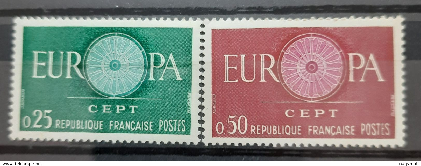 France Yvert 1266-1267** Année 1960 MNH. - Ongebruikt