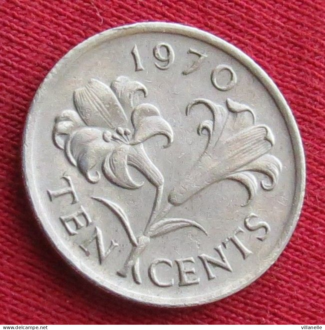 Bermuda 10 Cents 1970 KM# 17 Lt 1573  Bermudes Bermudas - Bermudes