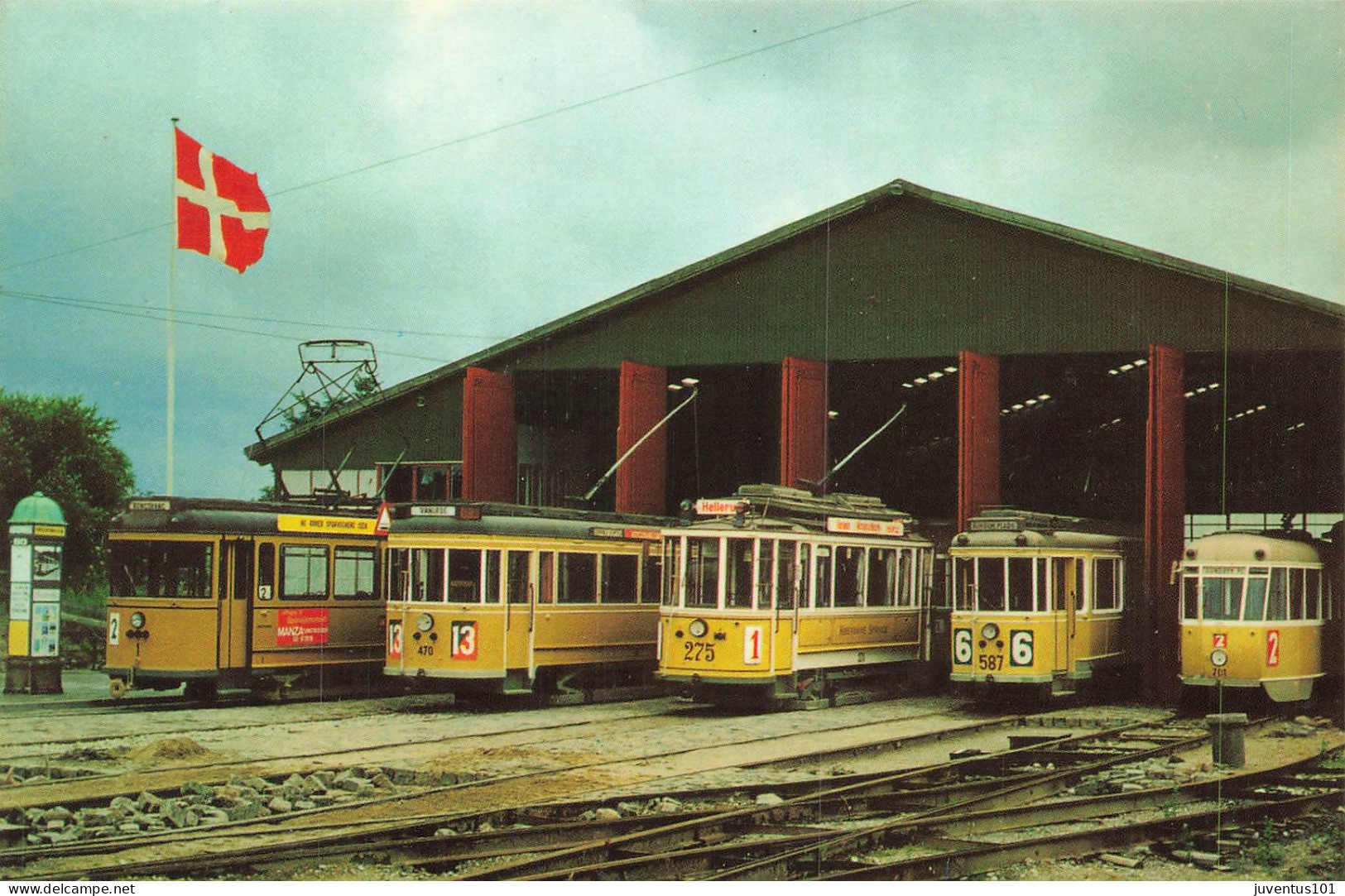 CPSM Tram - Tramway  - Sporvejsmuseet Skjoldenaesholm-Danemark-RARE     L2871 - Strassenbahnen