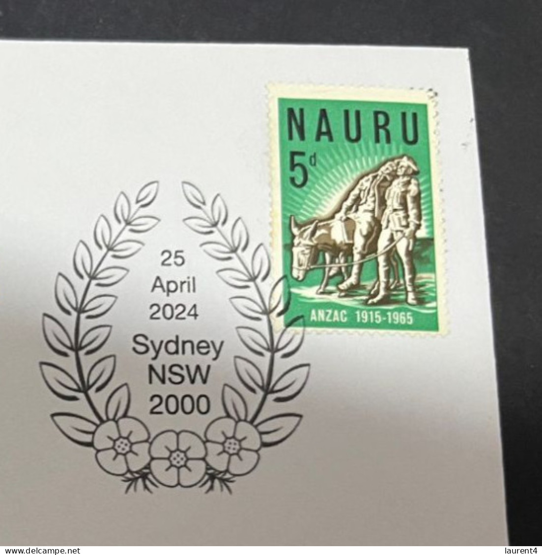 24-4-2024 (2 Z 52) Australia ANZAC 2024 - Special Cover Postmarked 25 April 2024 (French War Veterans Of NSW) - Militares