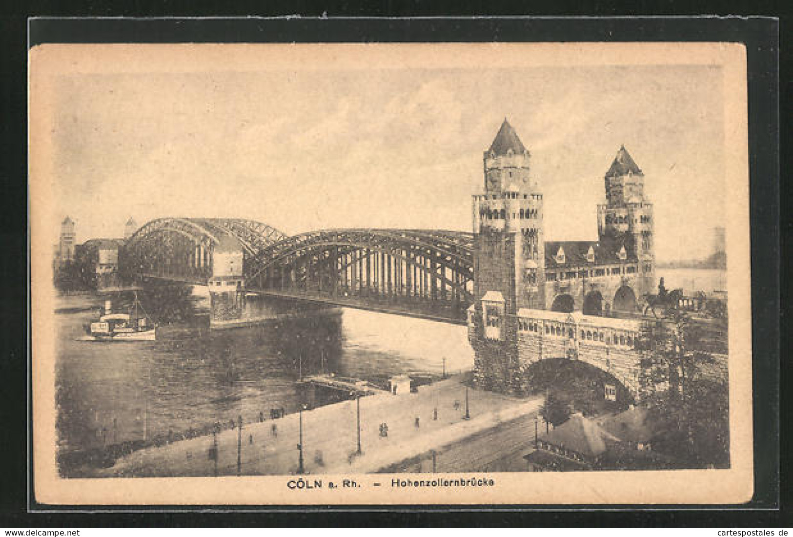 AK Köln, Blick Auf Die Hohenzollernbrücke  - Koeln