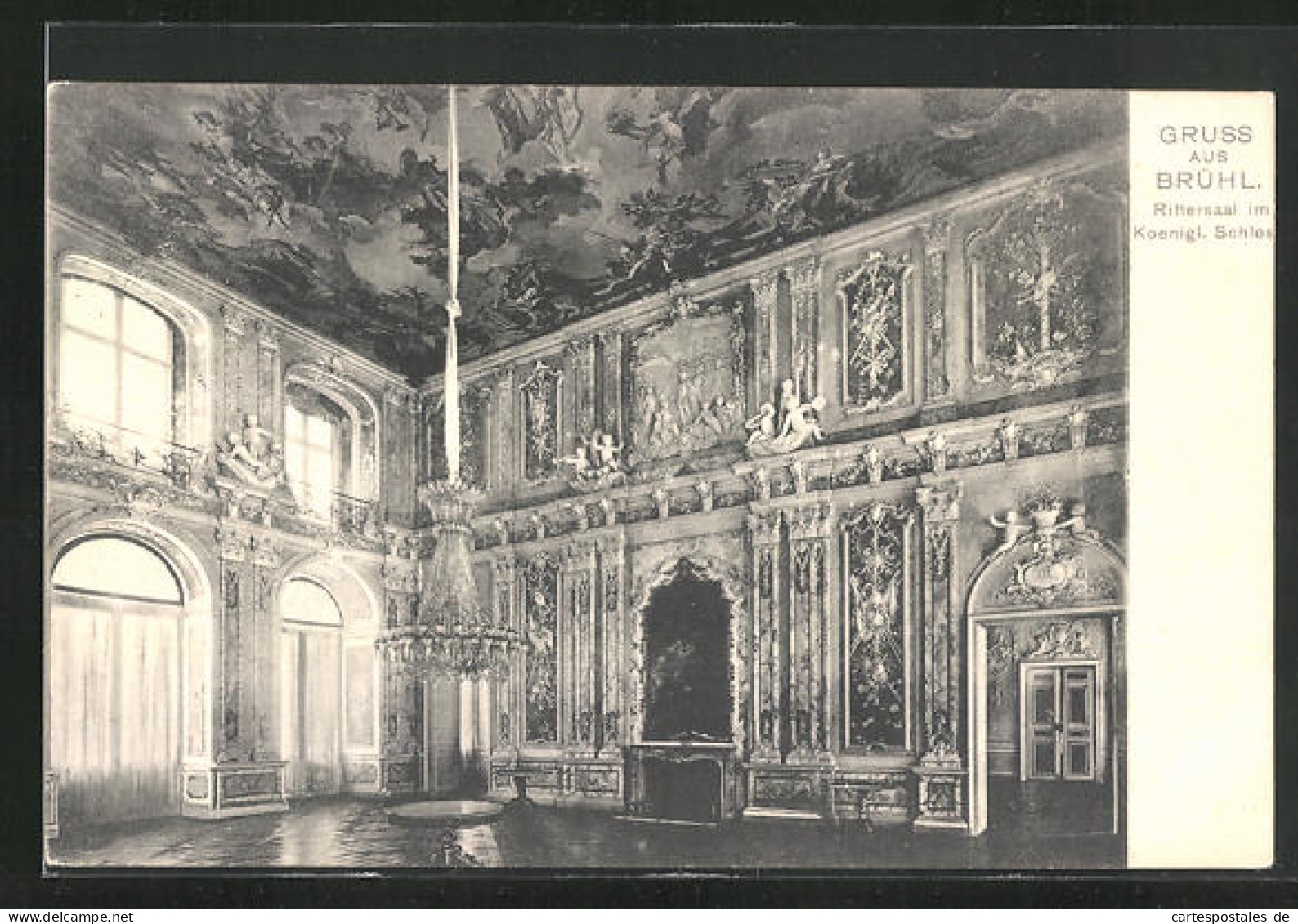 AK Brühl, Rittersaal Im Königlichen Schloss  - Brühl