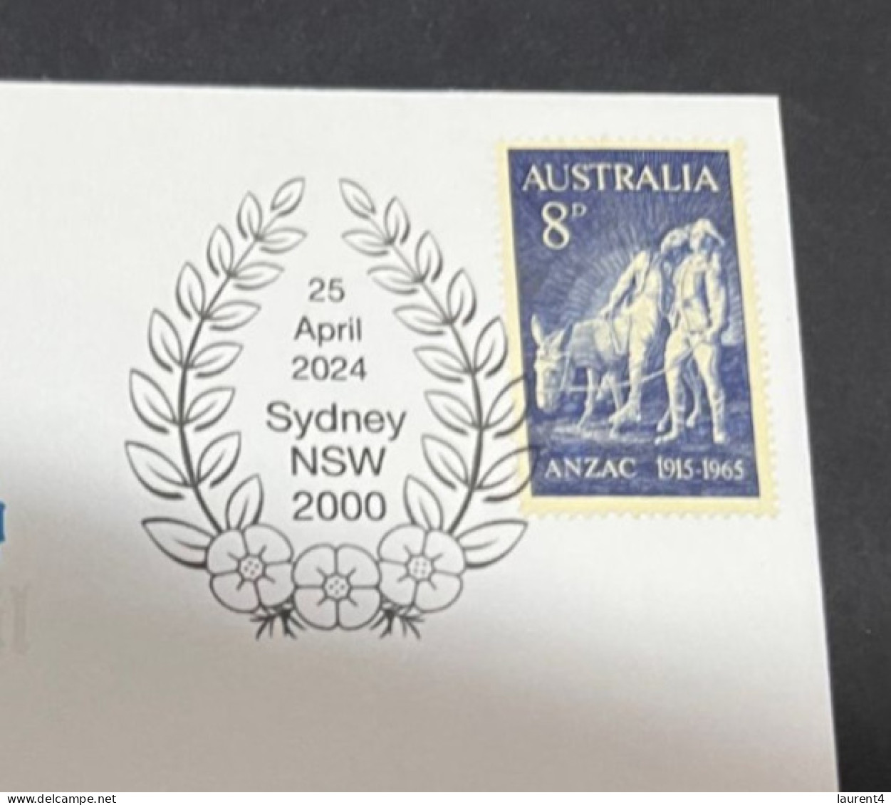 24-4-2024 (2 Z 52) Australia ANZAC 2024 - Special Cover Postmarked 25 April 2024 (ANZAC Biscuits) - Militaria