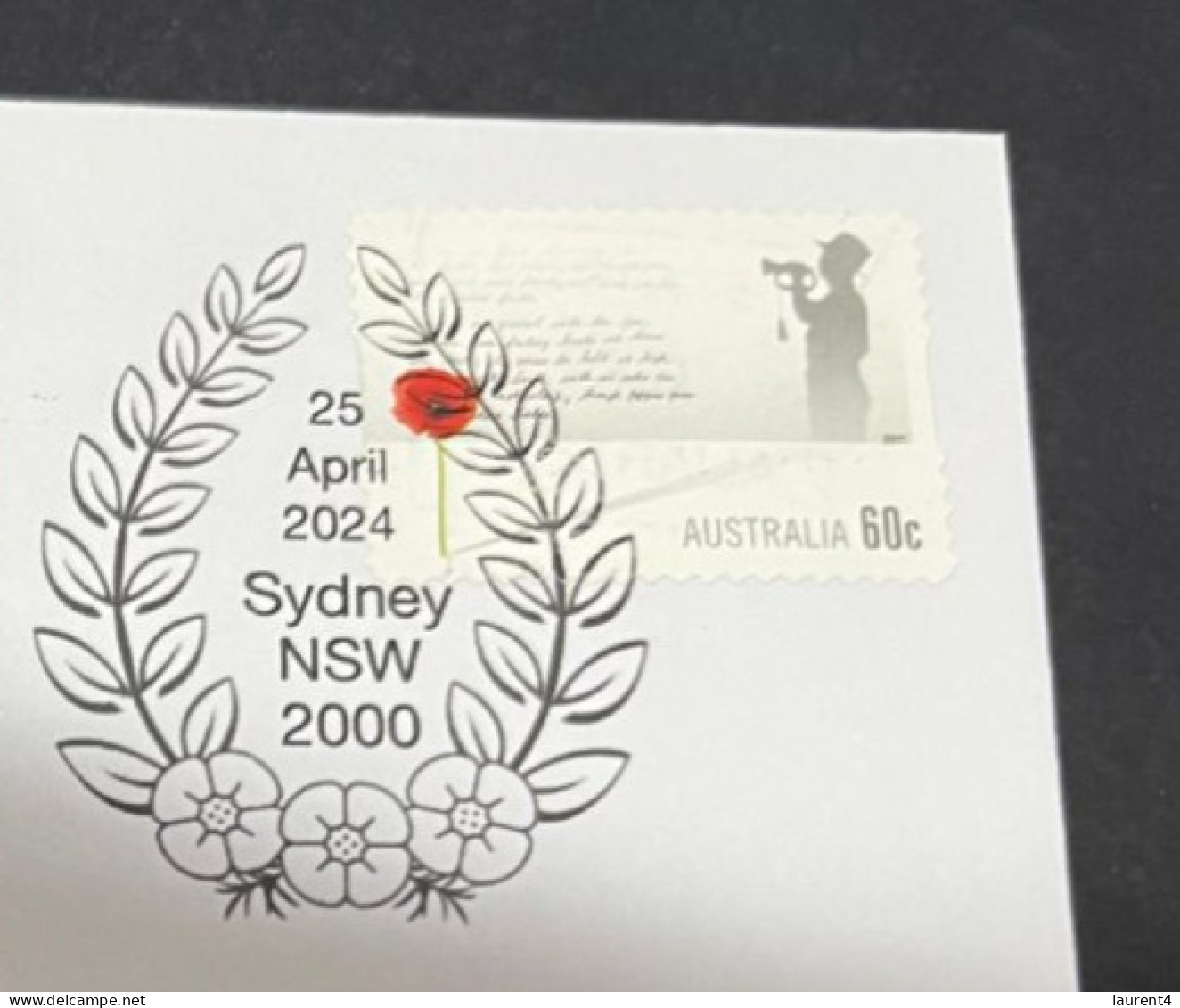 24-4-2024 (2 Z 52) Australia ANZAC 2024 - Special Cover Postmarked 25 April 2024 (Let's We Forget NZ Hat) - Militares