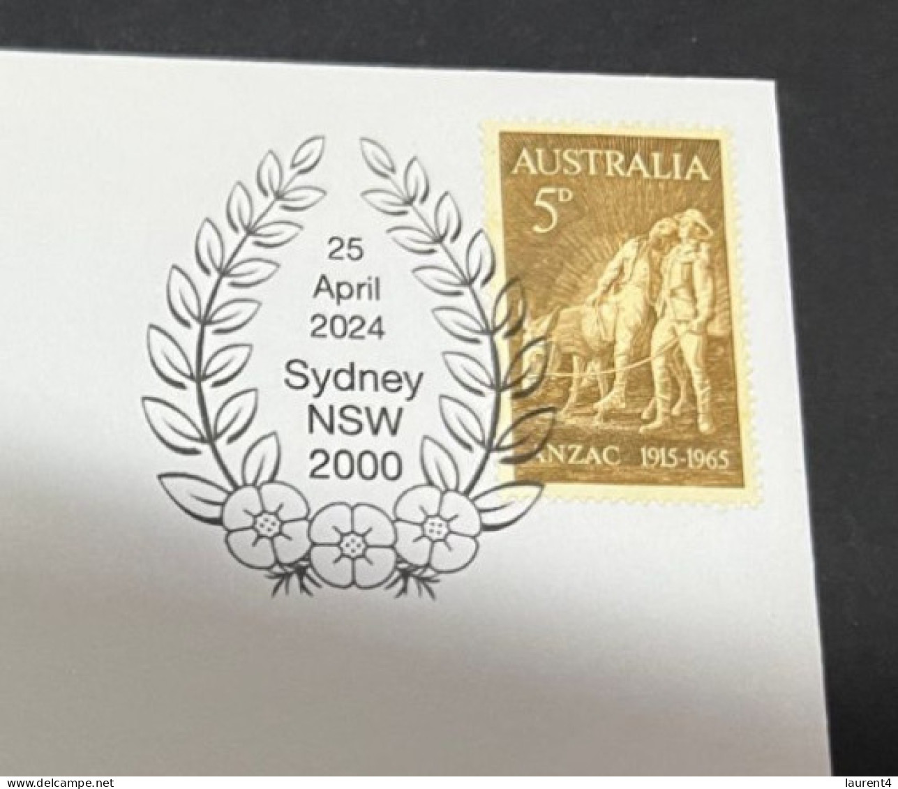 24-4-2024 (2 Z 52) Australia ANZAC 2024 - Special Cover Postmarked 25 April 2024 (Red Cross Nurse) - Militares
