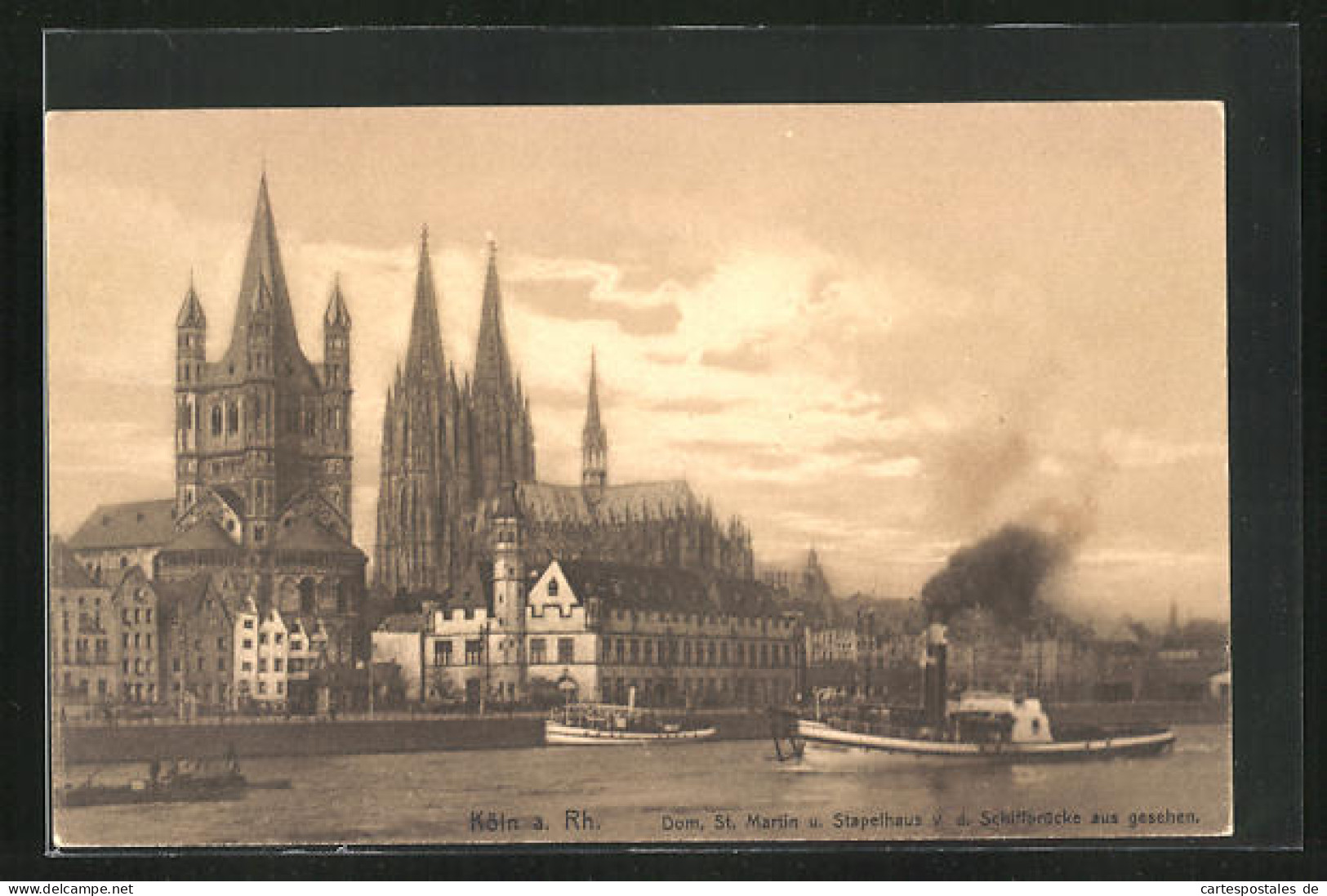 AK Köln, Dom, St. Martin Und Stapelhaus  - Koeln