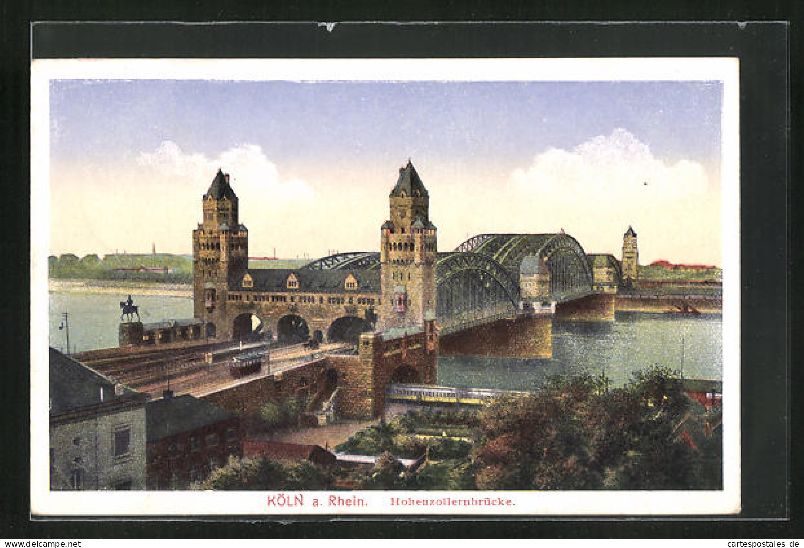 AK Köln, Hohenzollernbrücke  - Köln