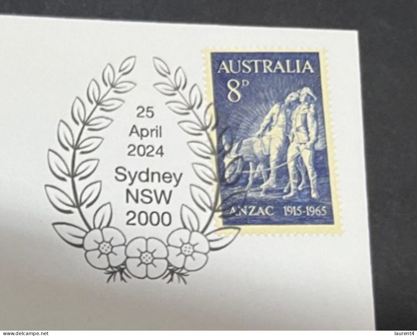 24-4-2024 (2 Z 52) Australia ANZAC 2024 - Special Cover Postmarked 25 April 2024 (Red Cross Nurse) - Militares