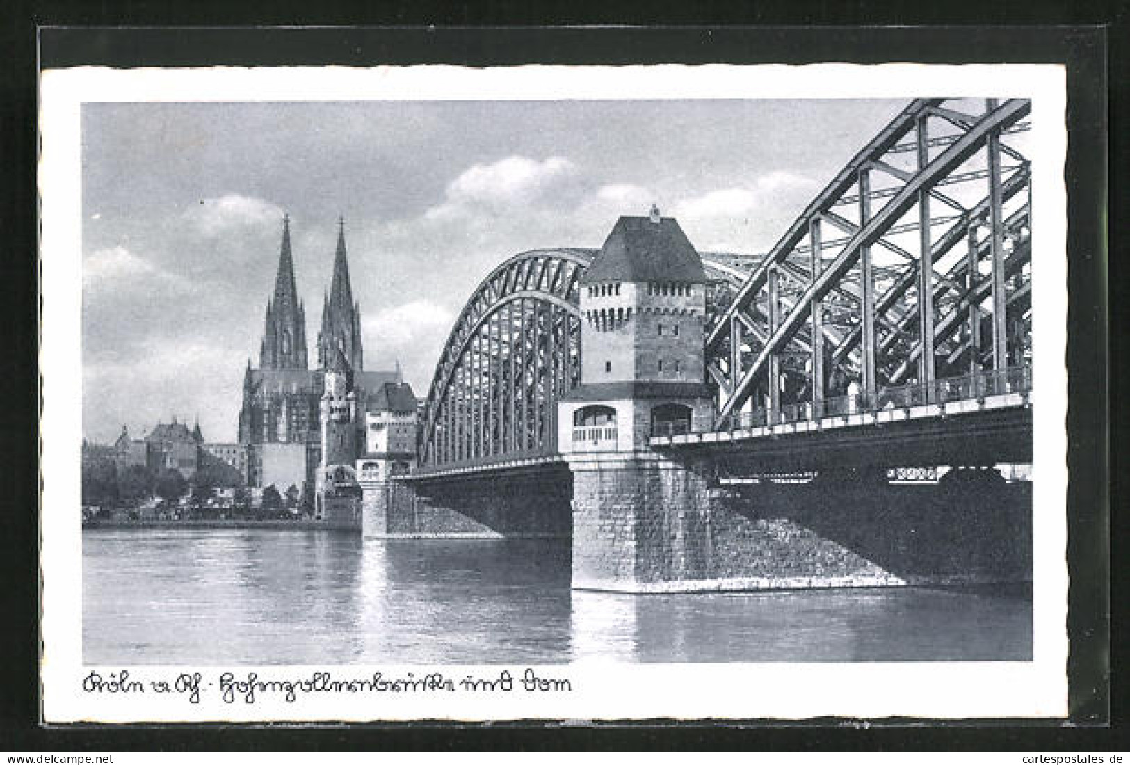 AK Köln, Hohenzollernbrücke Und Dom  - Koeln