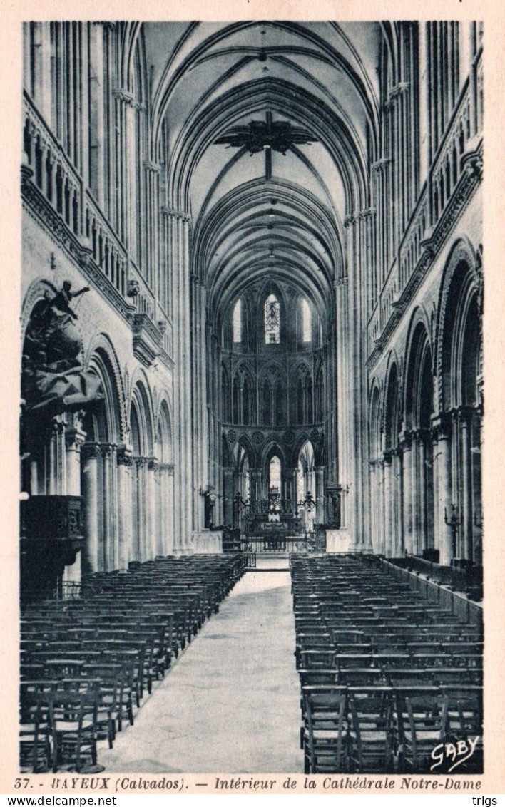 Bayeux - Intérieur De La Cathédrale Notre Dame - Bayeux