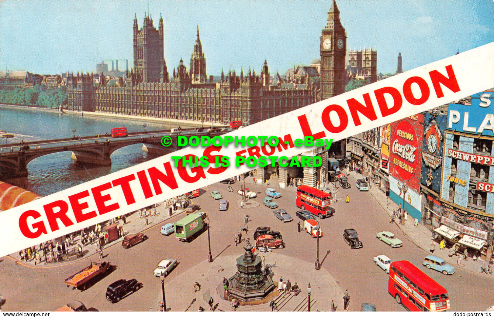 R482250 Greetings From London. The Photographic Greeting Card. Natural Colour Se - Altri & Non Classificati