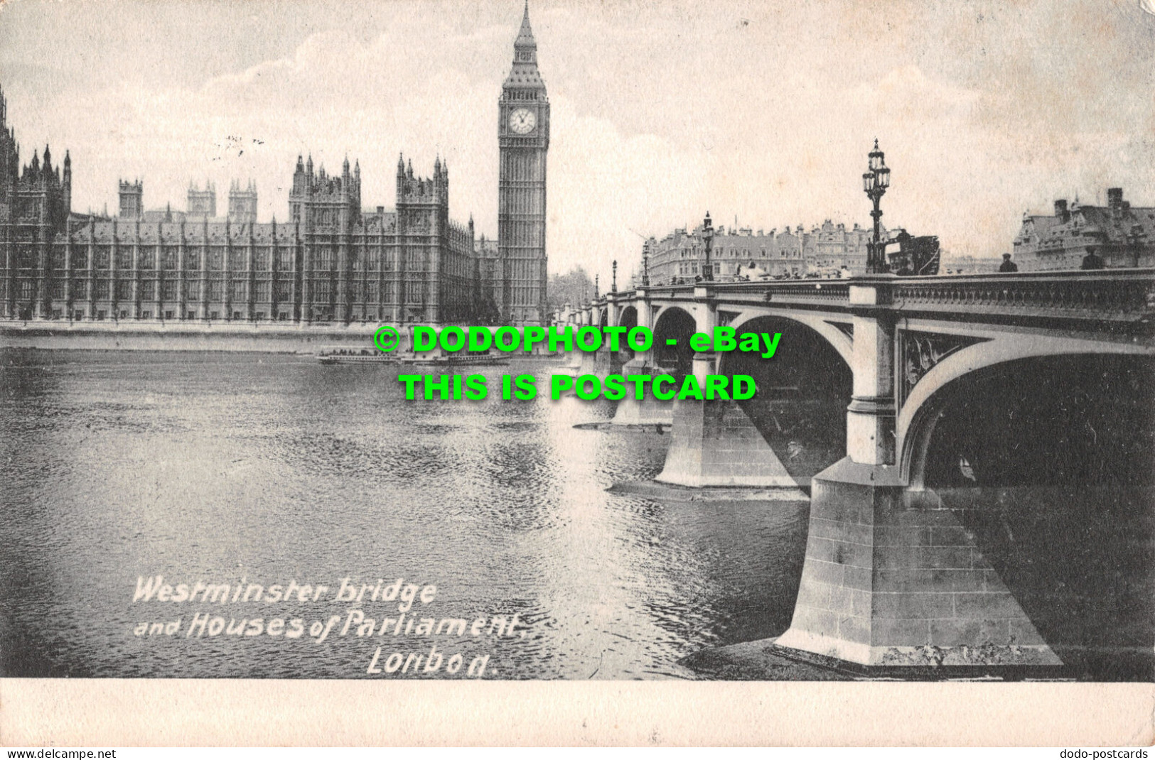 R482980 London. Westminster Bridge And Houses Of Parliament. 1908 - Altri & Non Classificati