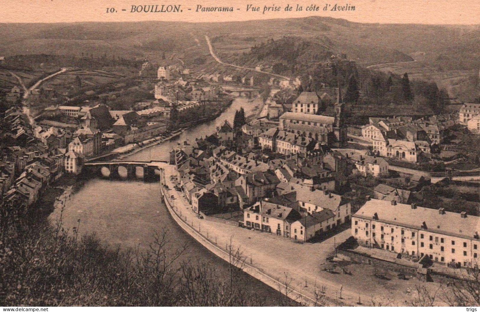 Bouillon - Panorama, Vue Prise De La Côte D'Avelin - Bouillon