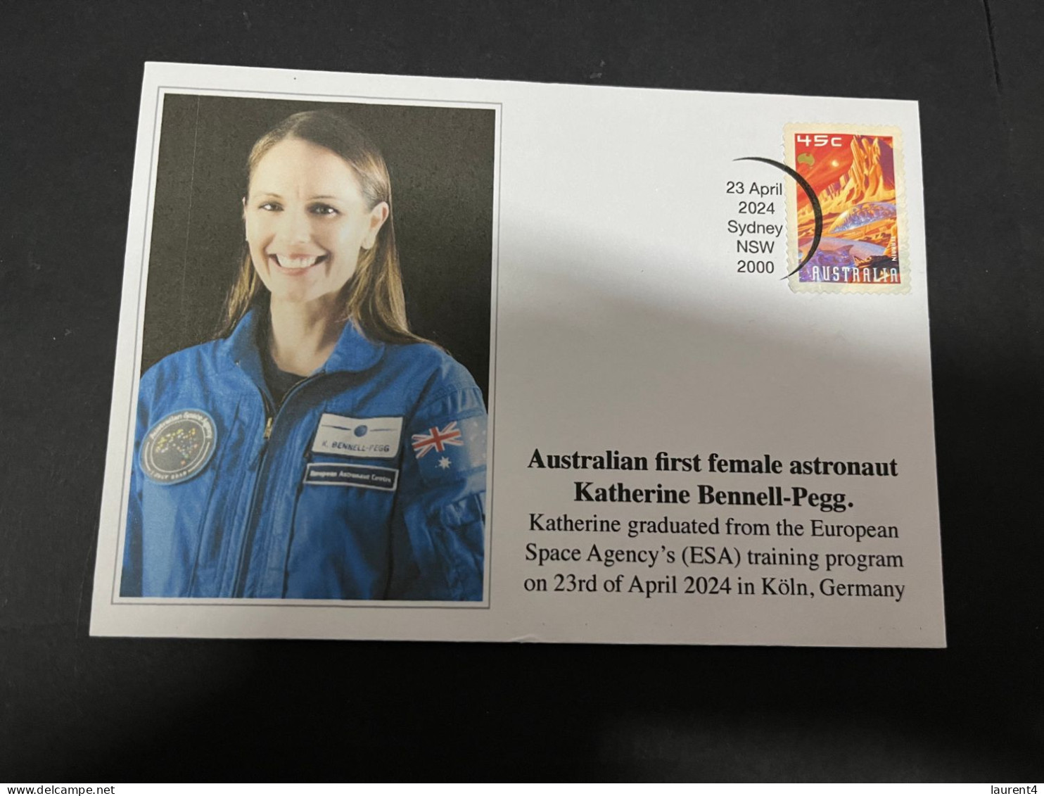 24-4-2024 (2 Z 52 A) Australian First Female Astraunaut Katherine Bennell-Pegg Graduate Fron ESA In Germany - Andere & Zonder Classificatie