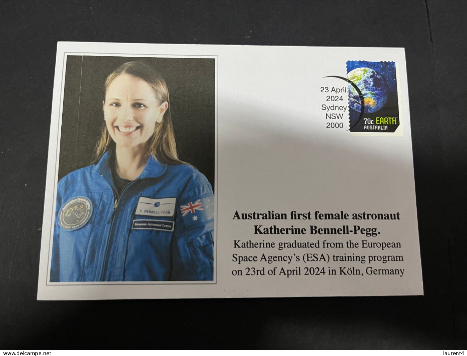 24-4-2024 (2 Z 52 A) Australian First Female Astraunaut Katherine Bennell-Pegg Graduate Fron ESA In Germany - Altri & Non Classificati