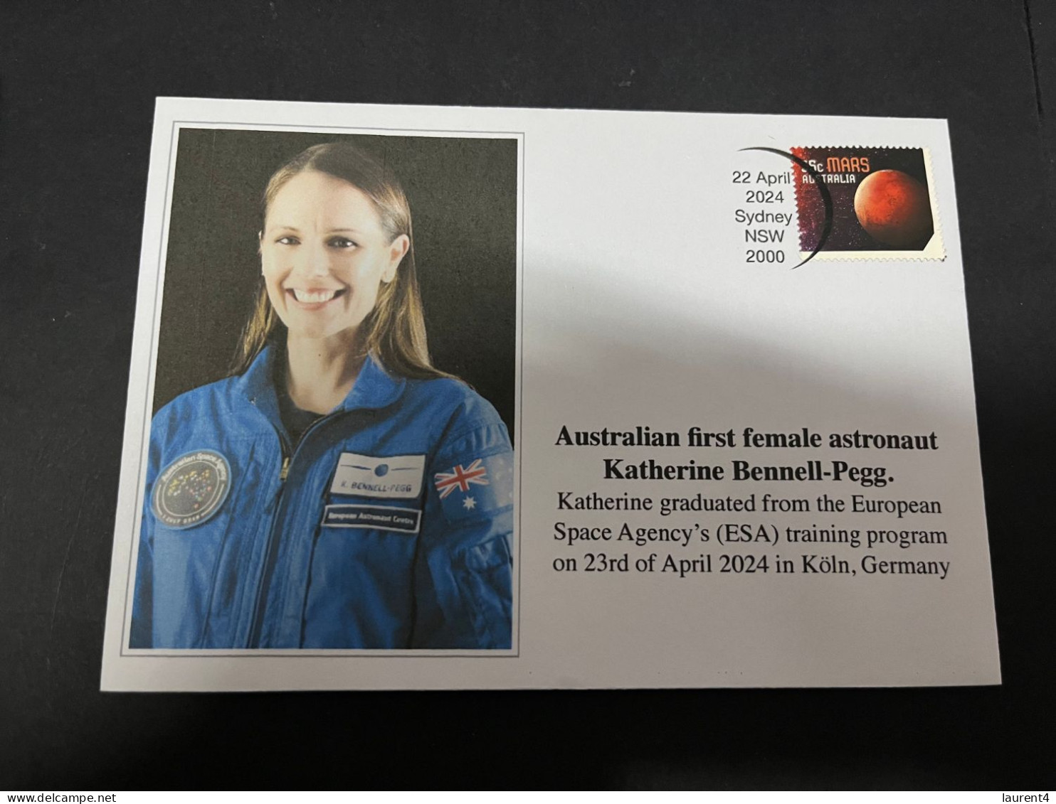 24-4-2024 (2 Z 52 A) Australian First Female Astraunaut Katherine Bennell-Pegg Graduate Fron ESA In Germany - Other & Unclassified