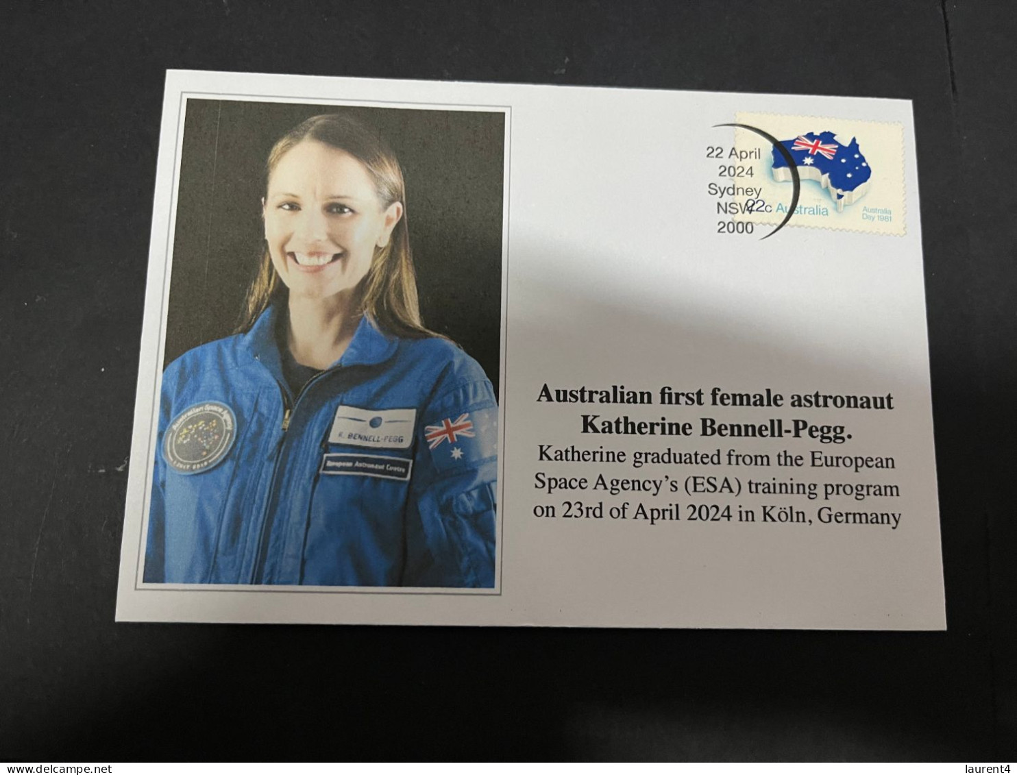 24-4-2024 (2 Z 52 A) Australian First Female Astraunaut Katherine Bennell-Pegg Graduate Fron ESA In Germany - Autres & Non Classés