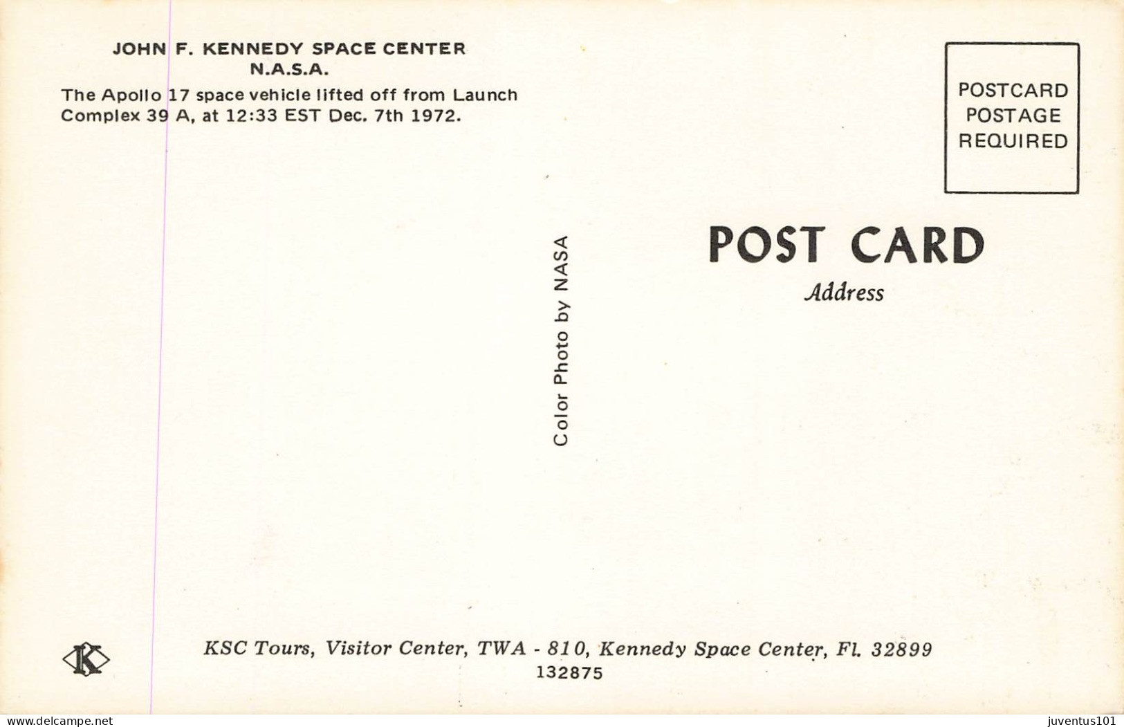 CPSM John F.Kennedy Space Center N.A.S.A.   L2866 - Autres & Non Classés