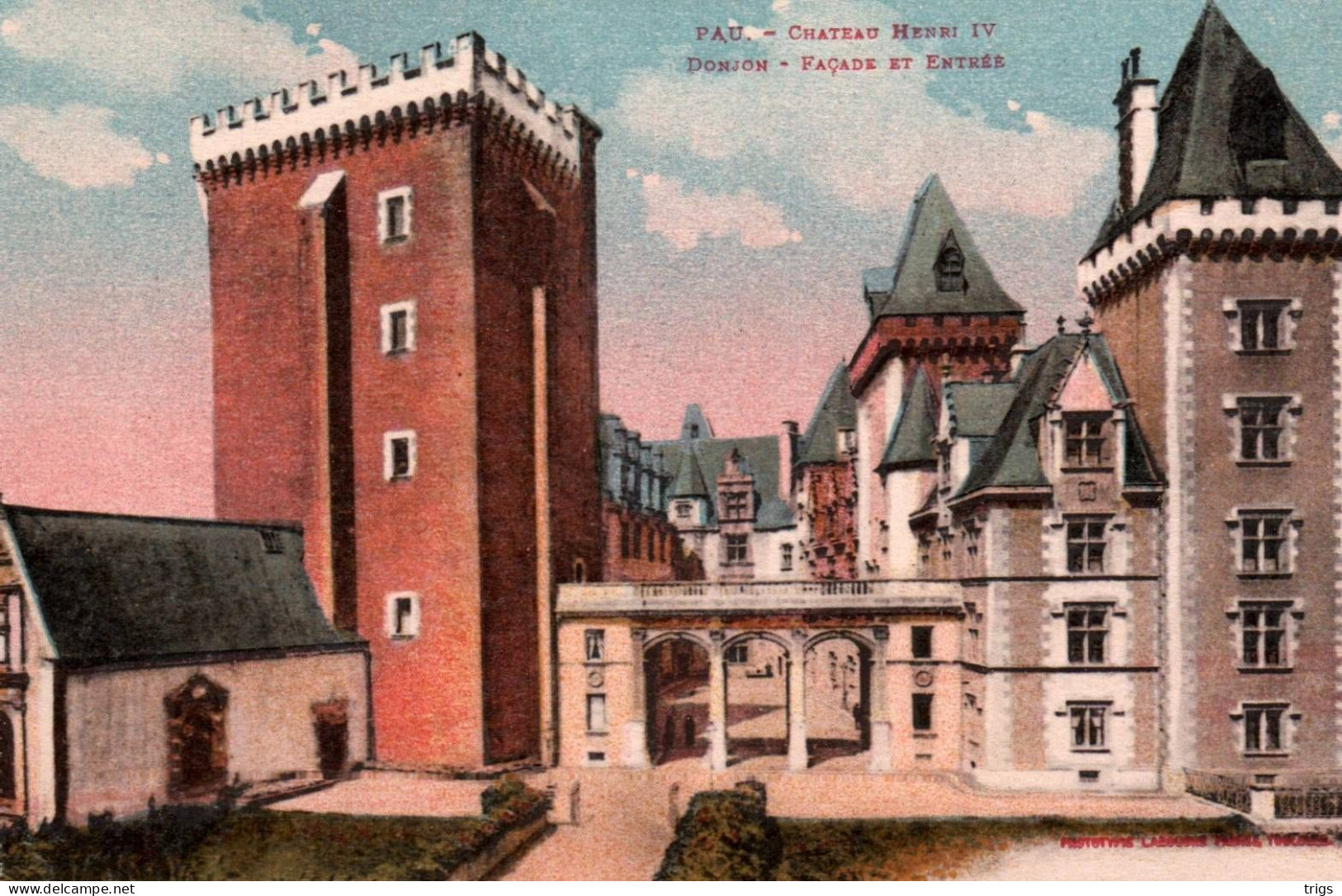 Pau (Château Henri IV) - Donjon, Façade Et Entrée - Pau