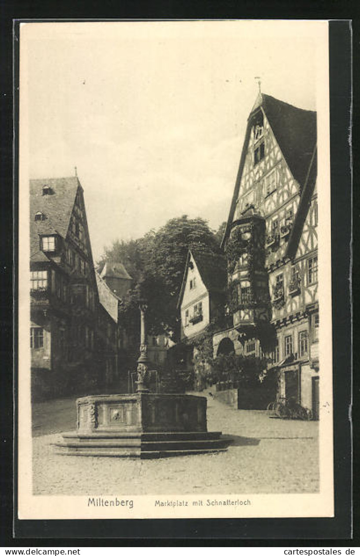 AK Miltenberg, Marktplatz Mit Schnatterloch  - Miltenberg A. Main