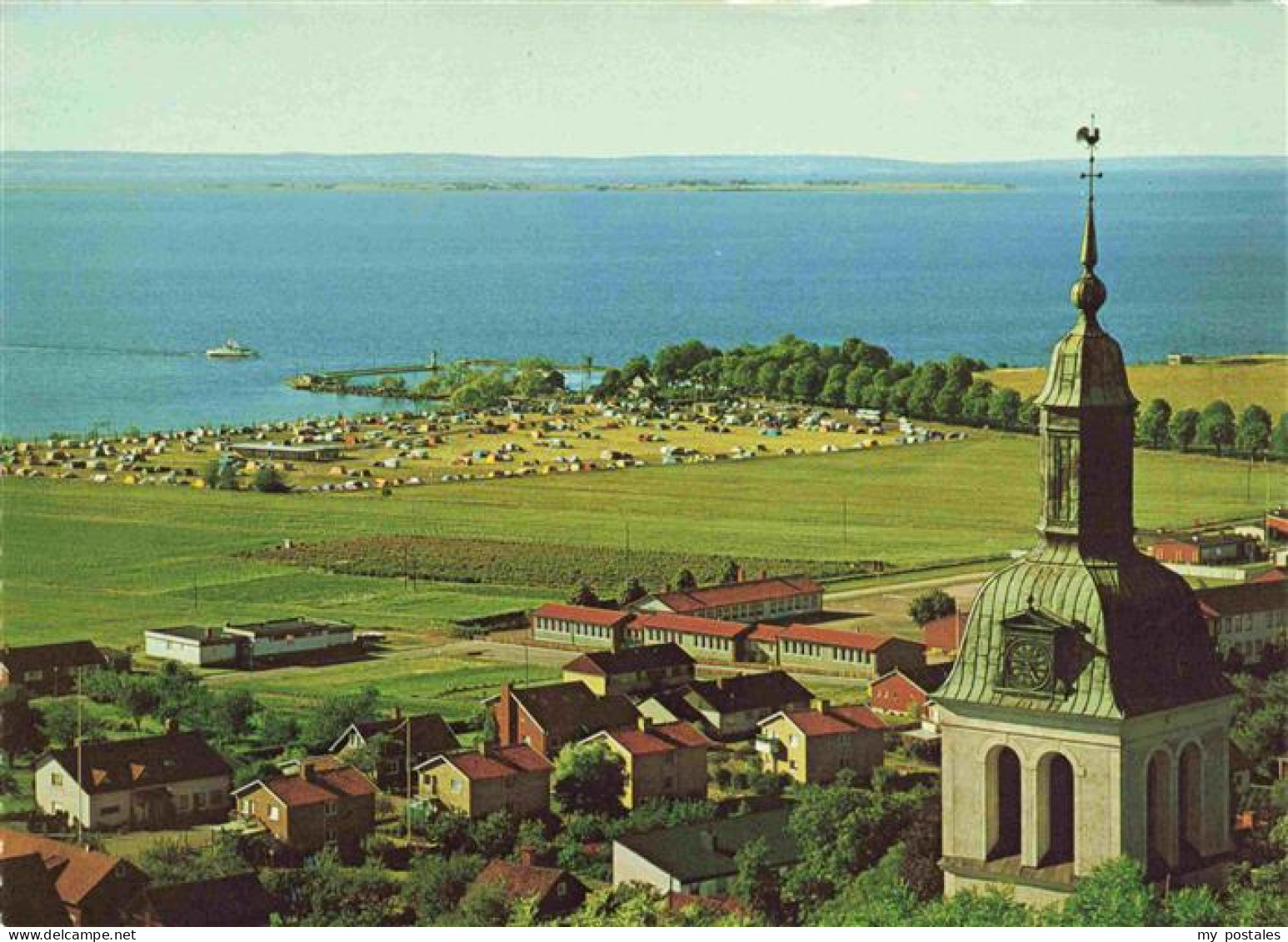 73972483 Graenna_Sweden Panorama Mot Campingplatsen Och Visingsoe - Zweden