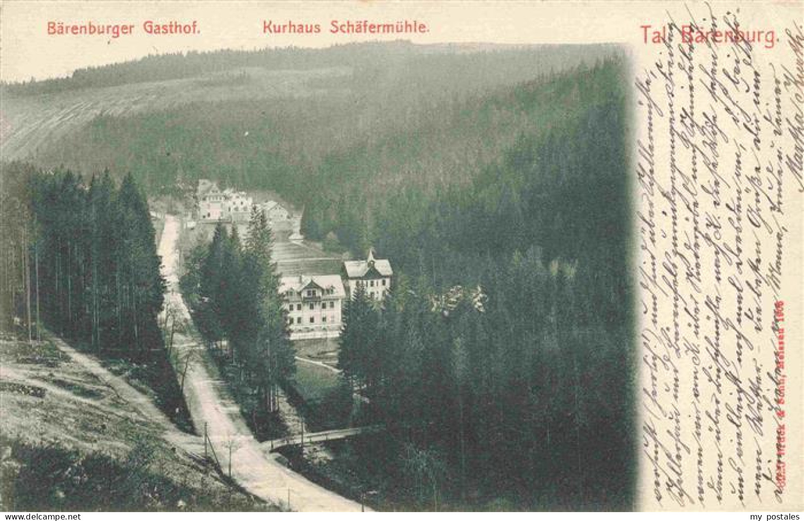 73972466 Baerenburg_Sachsen Baerenburger Gasthof Kurhaus Schaefermuehle - Altenberg