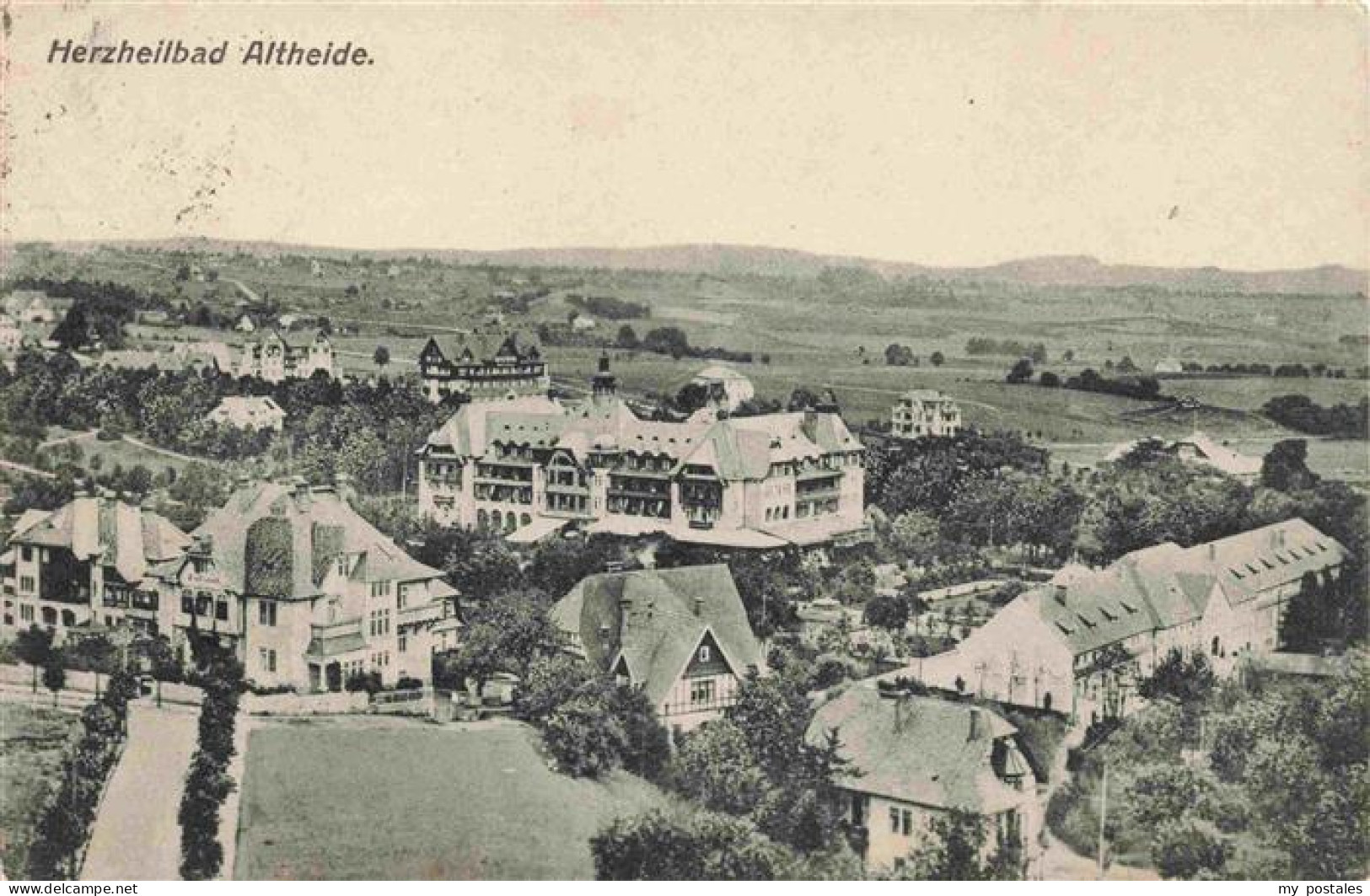 73972453 Altheide_Bad_Schlesien_Polanica-Zdroj_PL Herzheilbad Panorama - Pologne