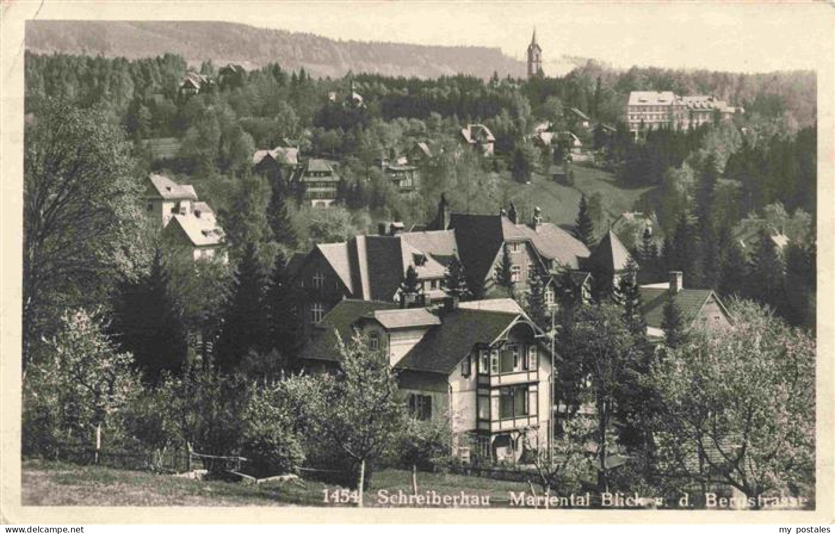 73972447 Schreiberhau_Szklarska_Poreba_Riesengebirge_PL Mariental Blick Zur Bern - Polen