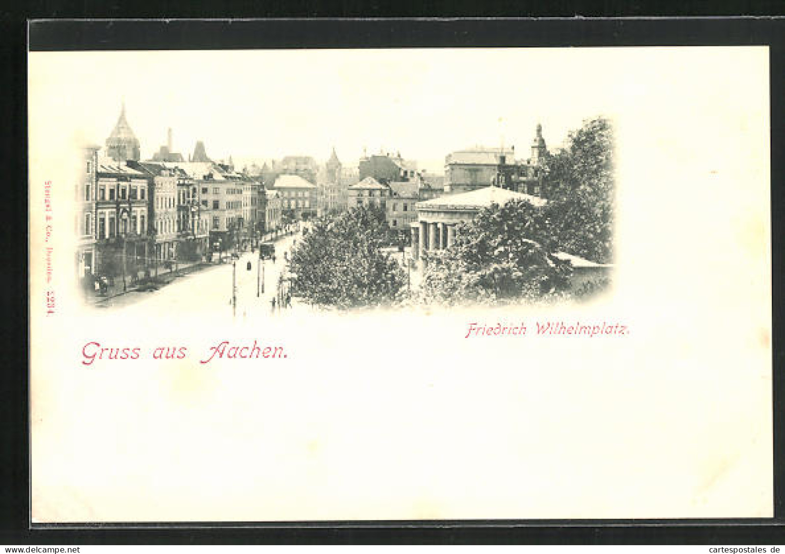 AK Aachen, Friedrich-Wilhelmplatz  - Aachen